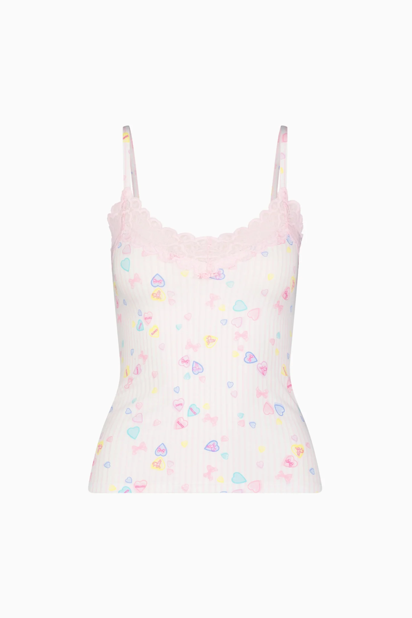LoveShackFancy x Roller Rabbit Heart Stripe Perry Cami - Image 2