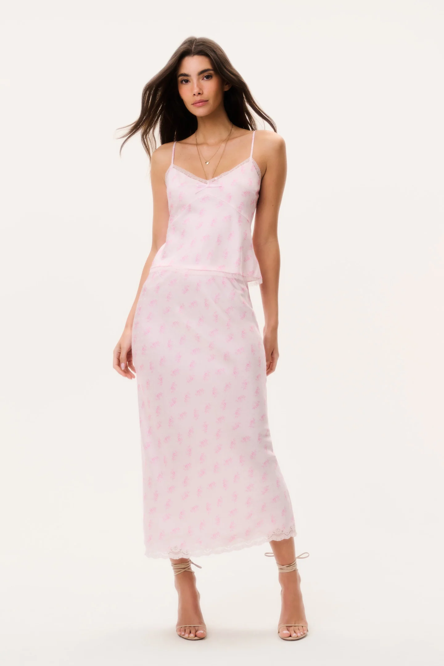 Castle Silk-Blend Floral Maxi Skirt - Image 3
