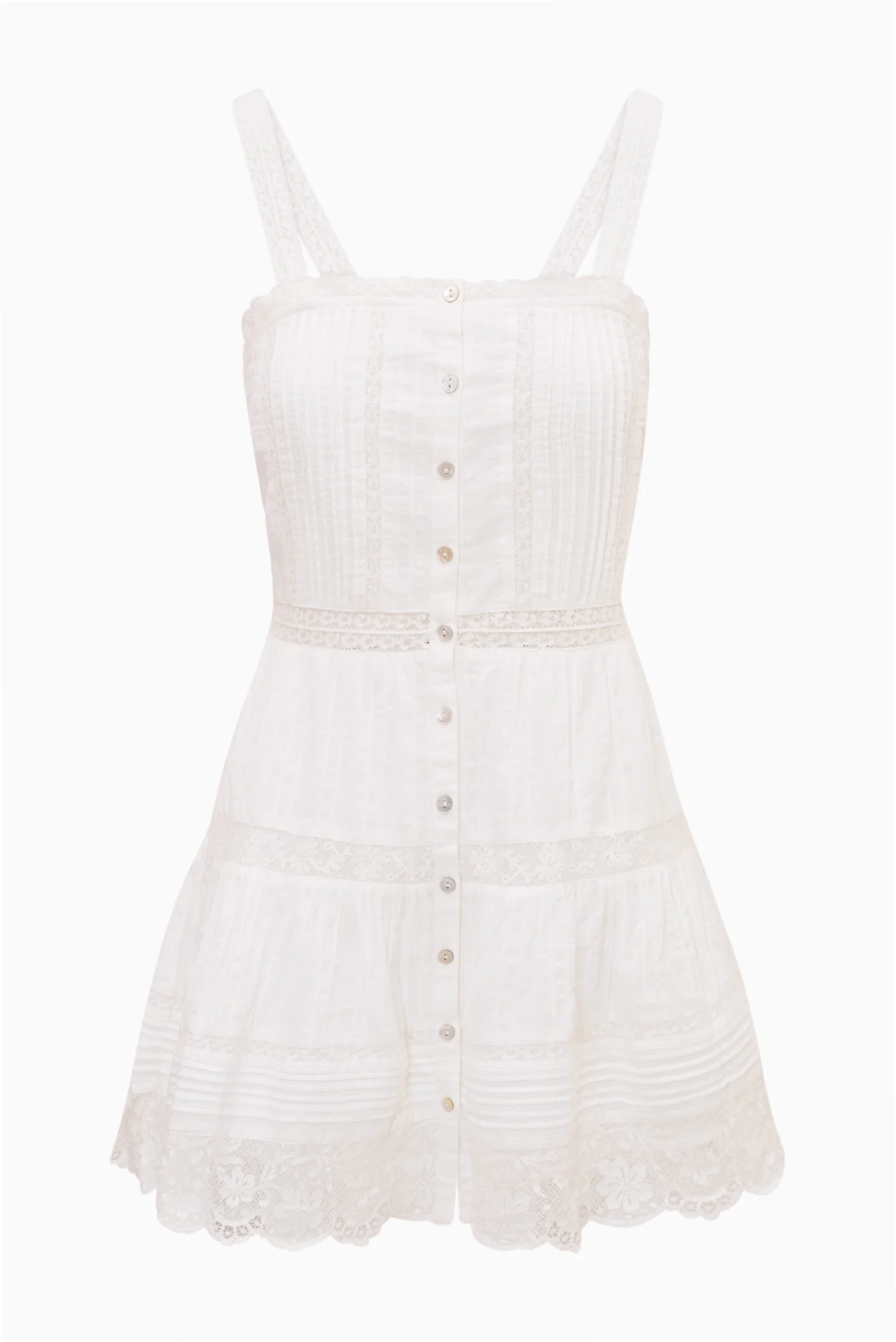 Charlize Cotton Mini Dress - Image 11