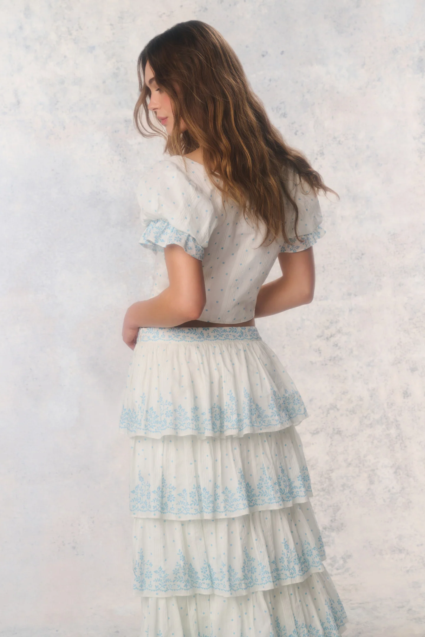 Re-Edition Christine Cotton Polkadot Top - Image 3