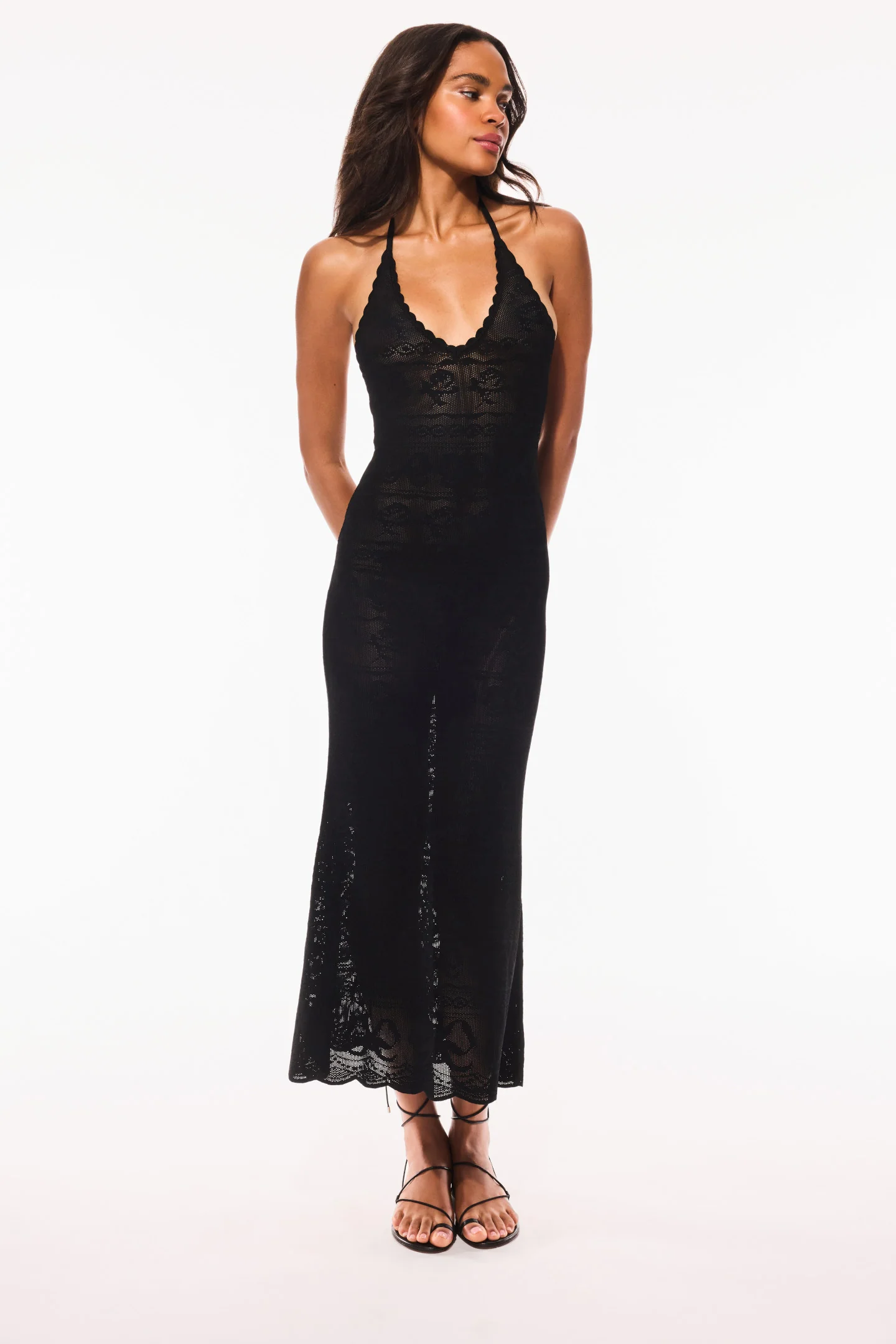 Cillian Pointelle Knit Maxi Dress - Image 2