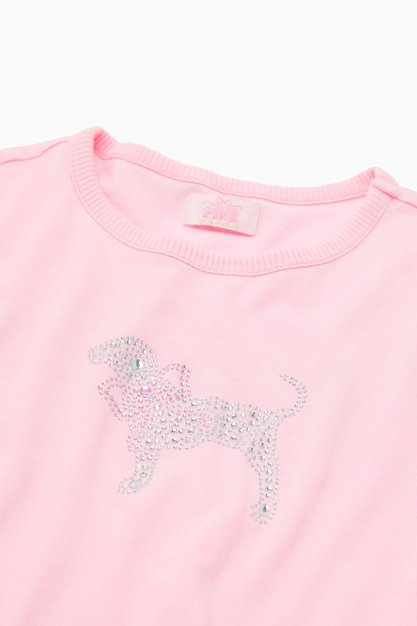 PINK x LoveShackFancy Cotton Baby Tee - Image 4