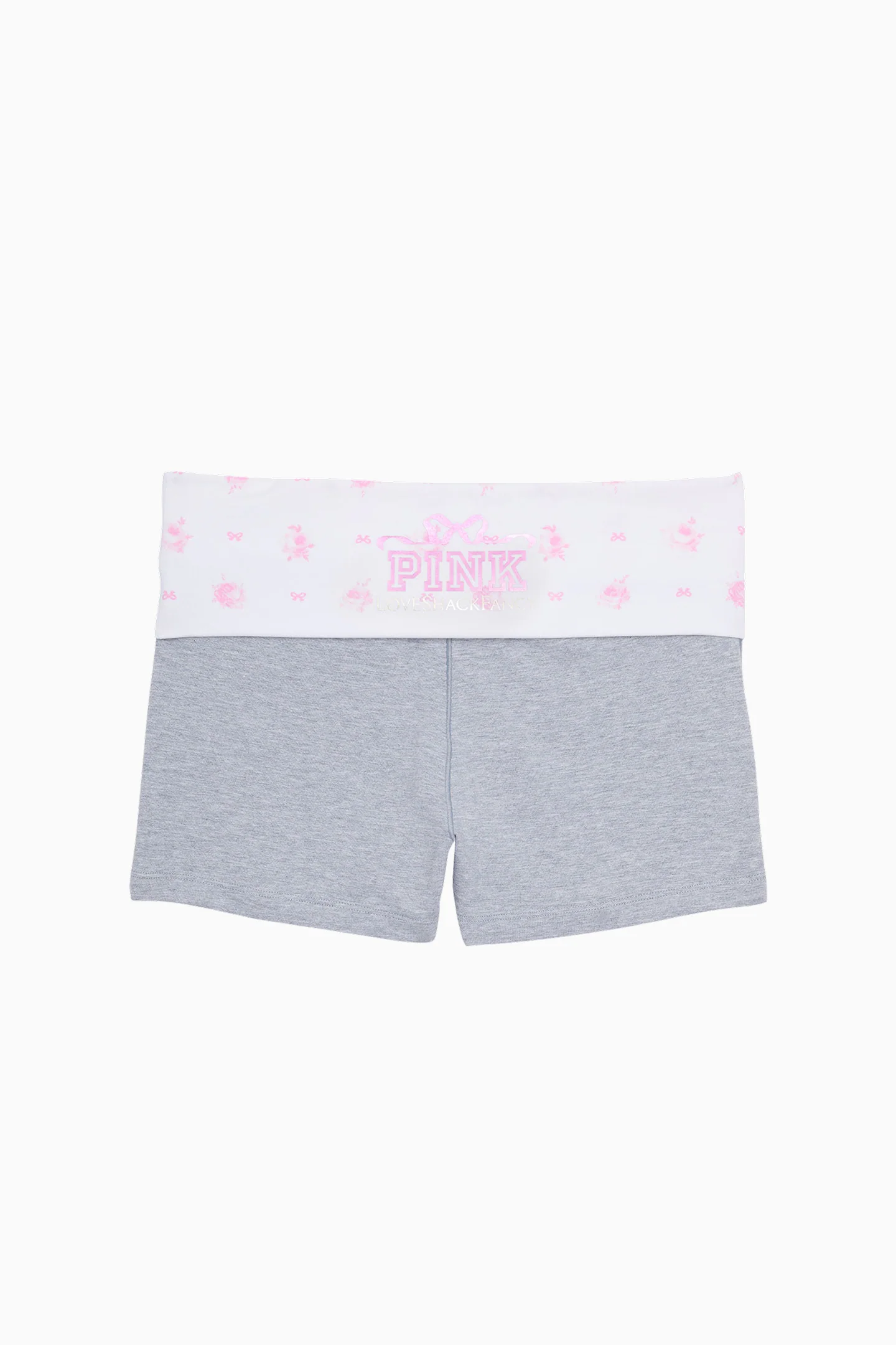 PINK x LoveShackFancy Cotton Foldover Micro Shorts - Image 7