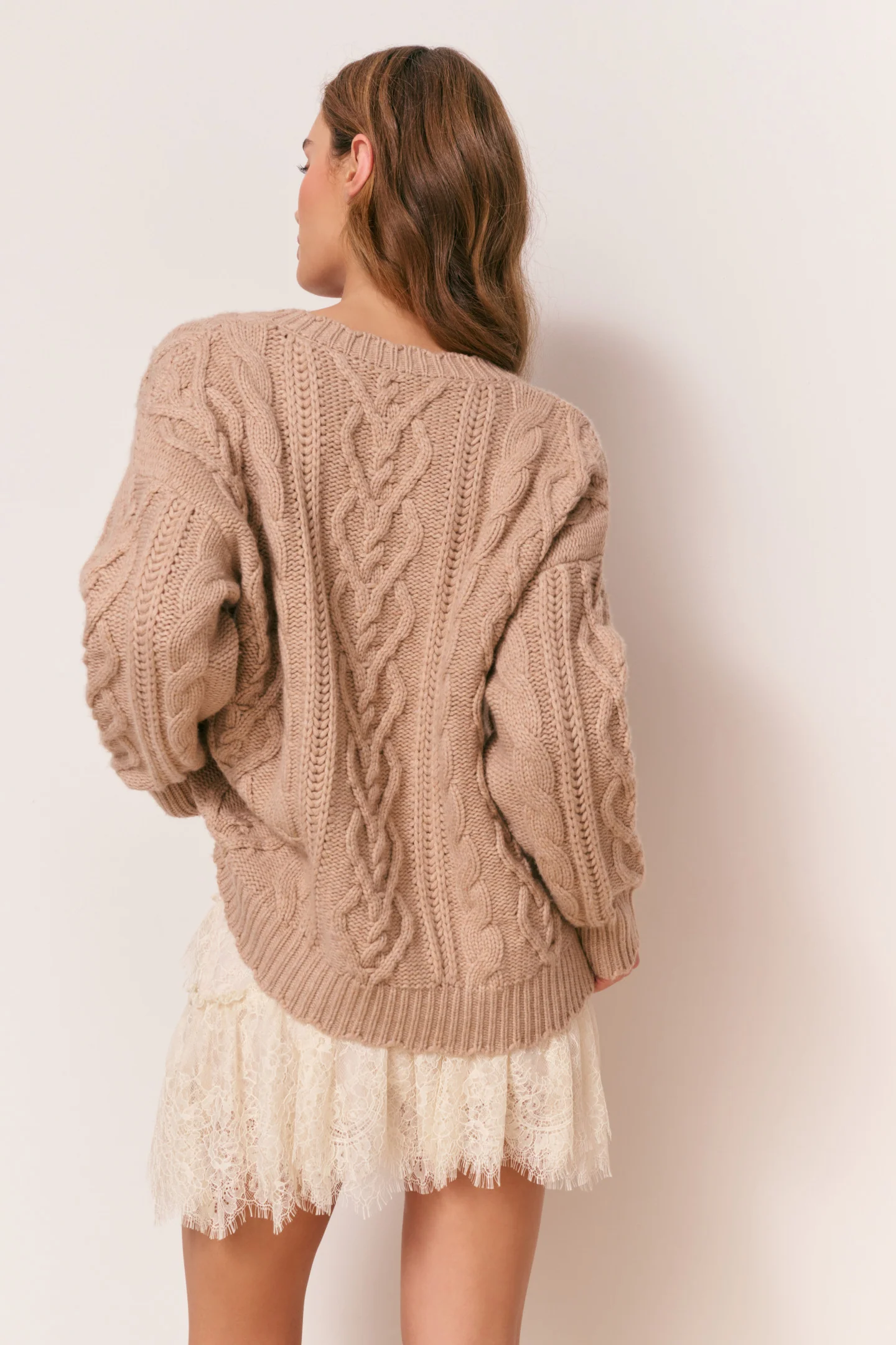 Croisette Cashmere Cable Knit Pullover - Image 6