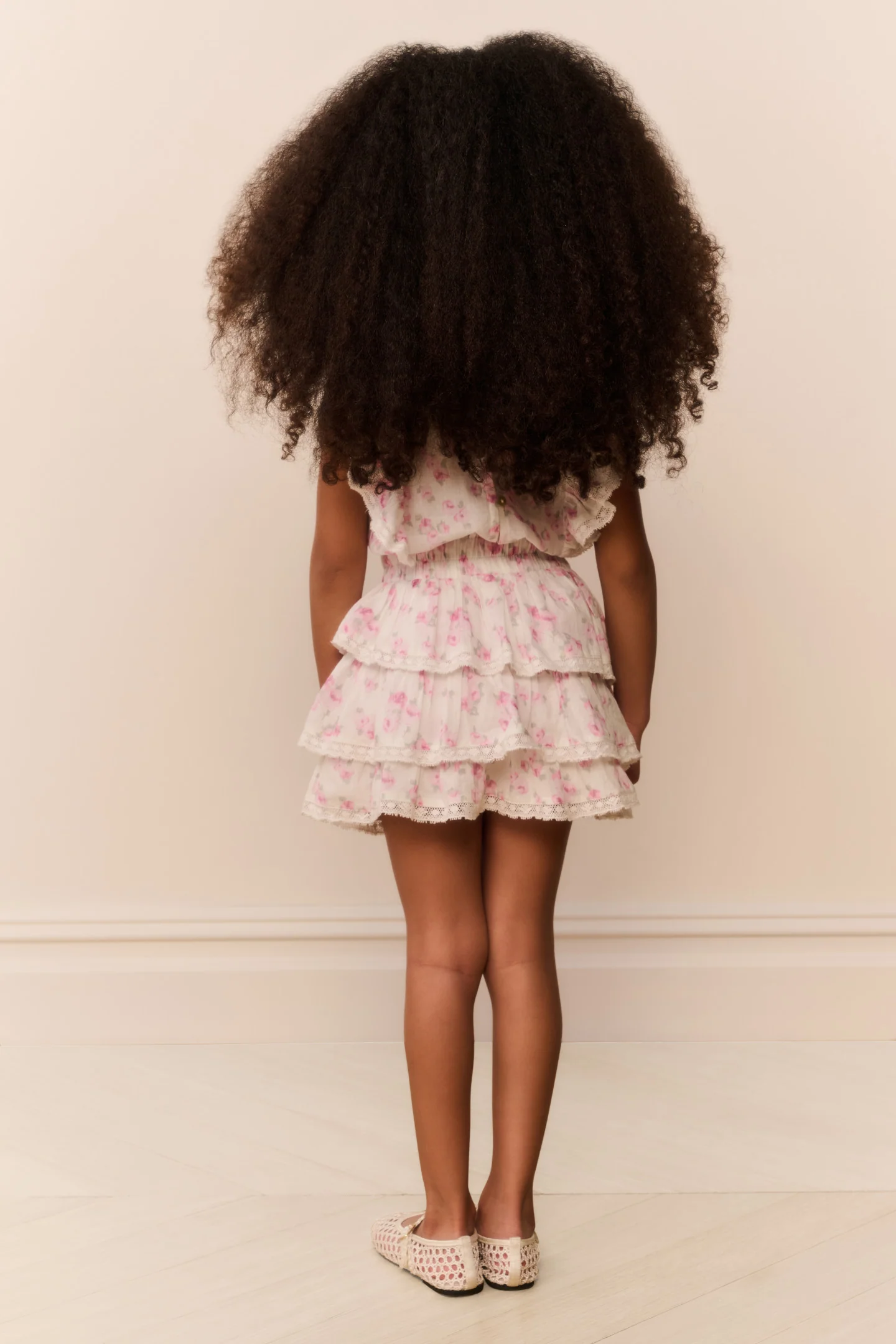 Little Girls Blooming Floral Decker Dress - Image 3