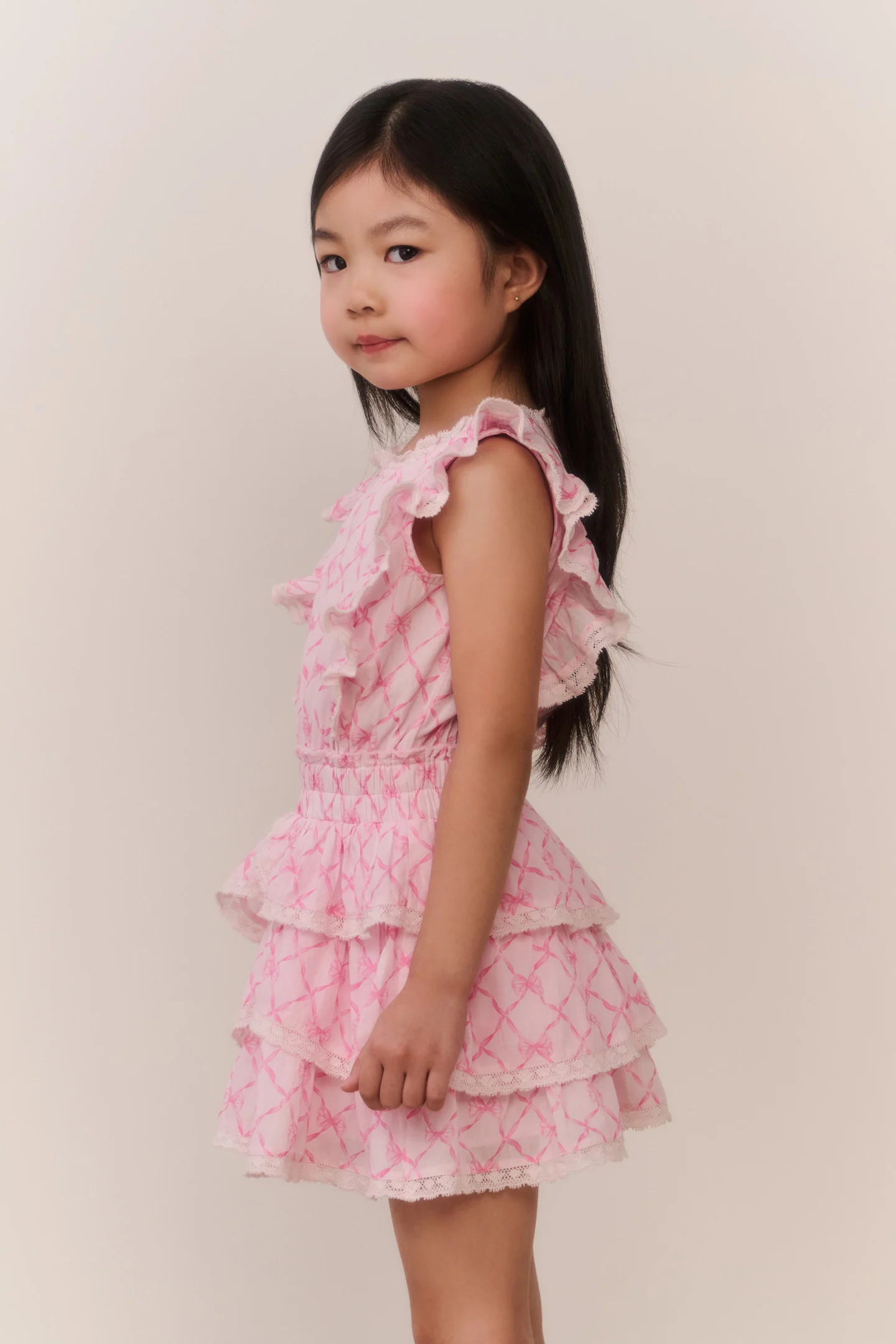 Little Girls Sweetheart Decker Dress - Image 2