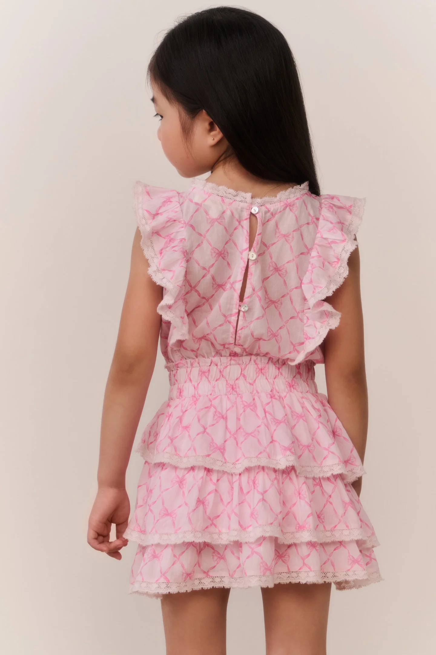 Little Girls Sweetheart Decker Dress - Image 3