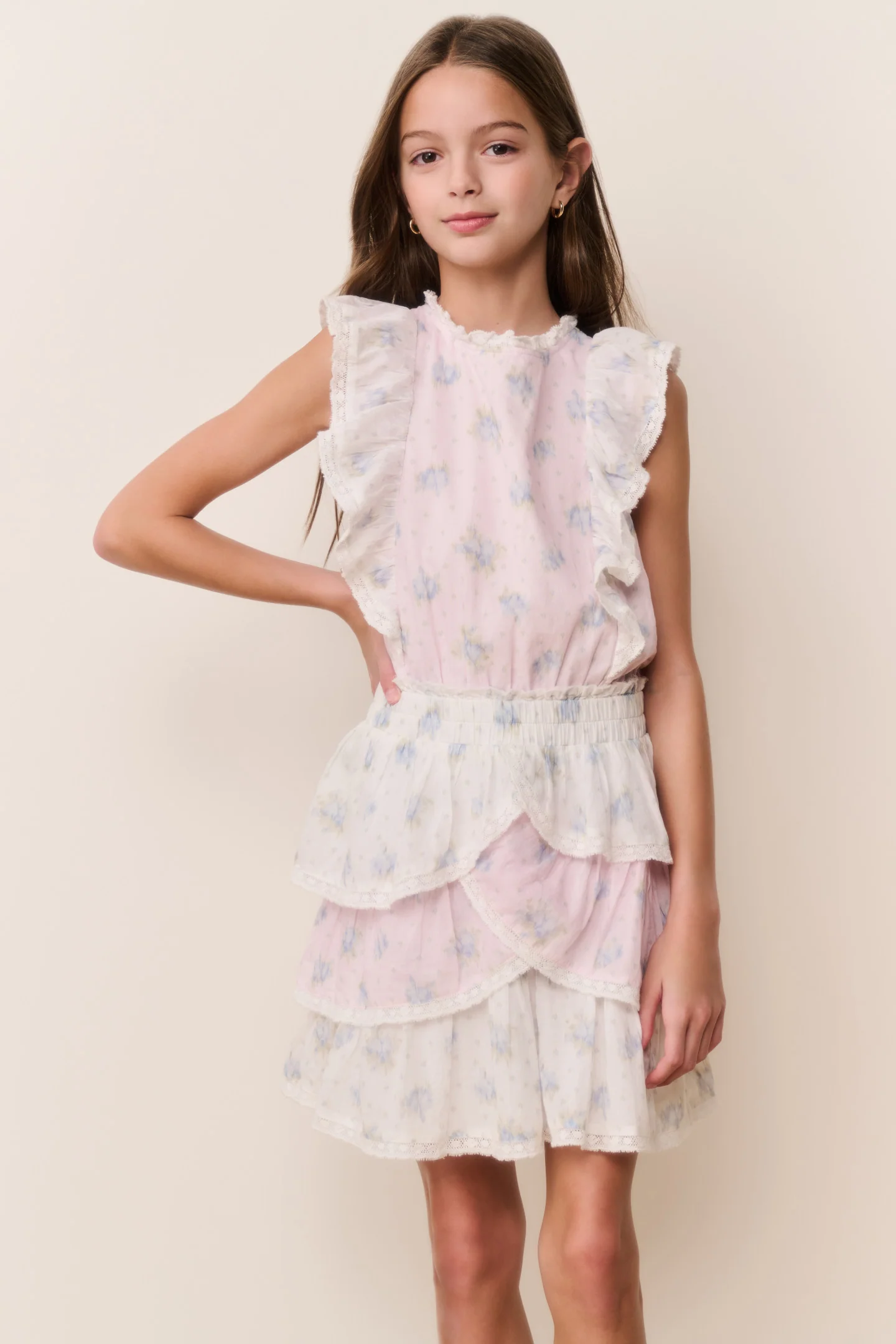 Tween Decker Mixed Print Dress - Image 2