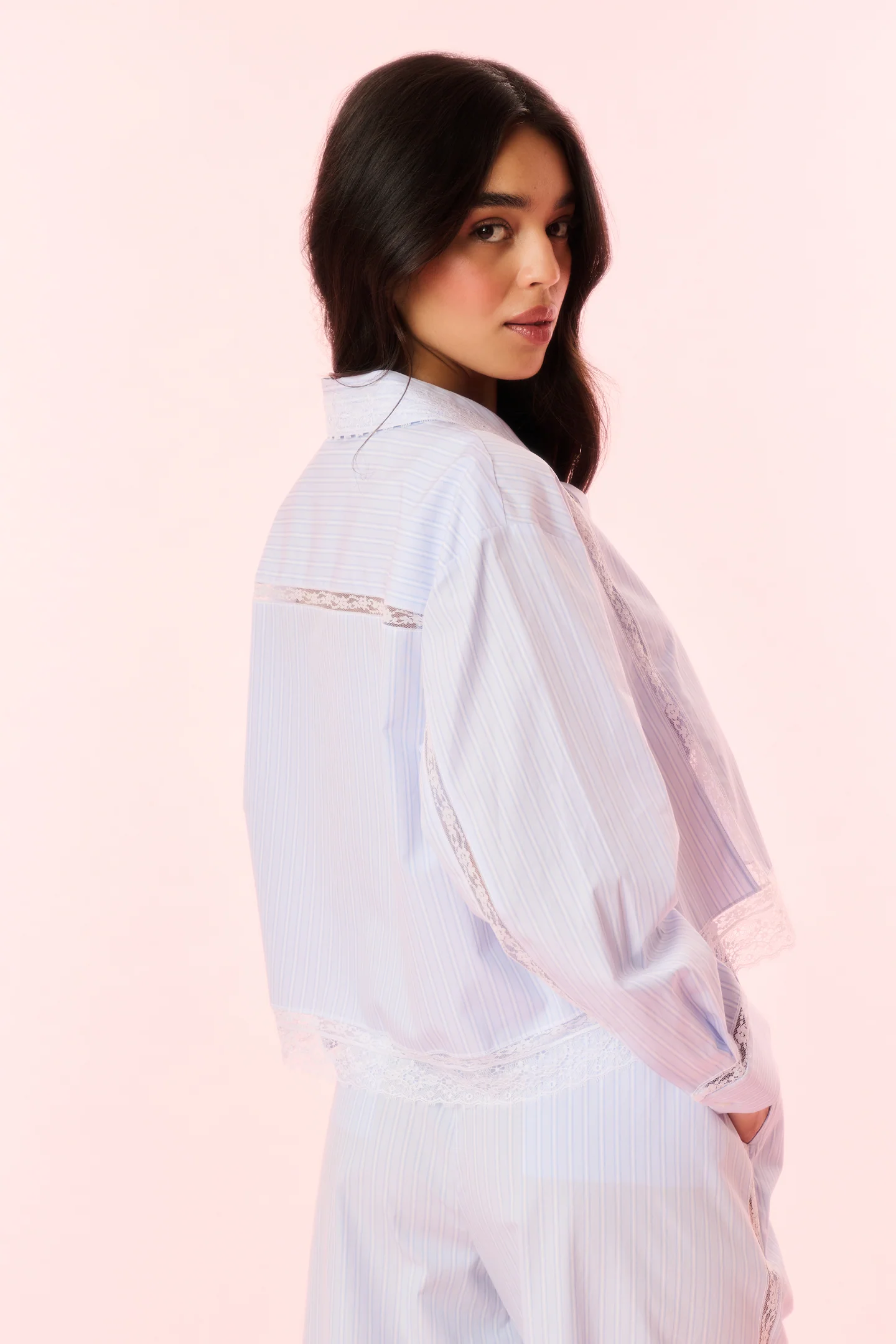 Delano Cotton Pinstripe Shirt - Image 4