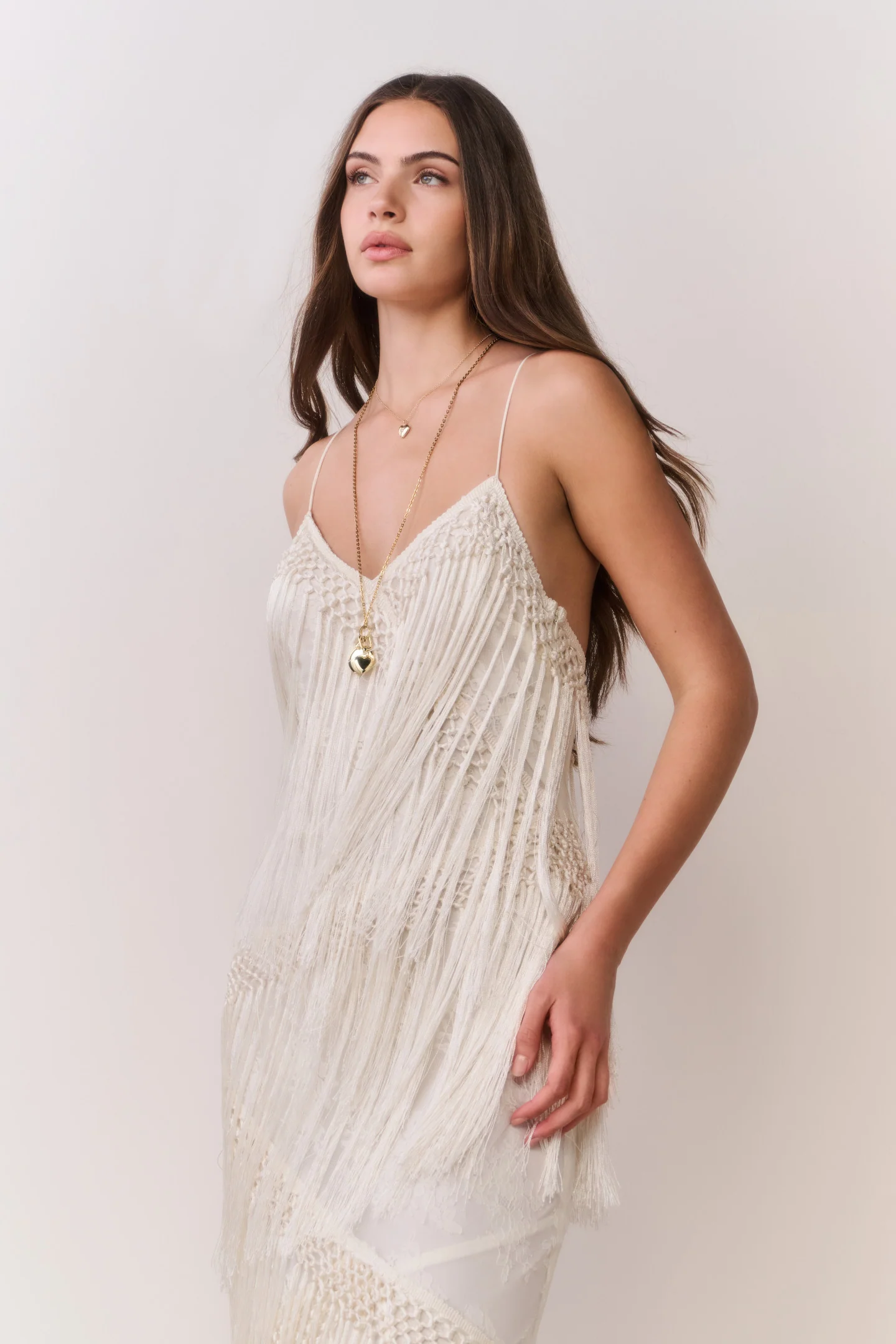 Delphi Fringe Lace Gown - Image 6