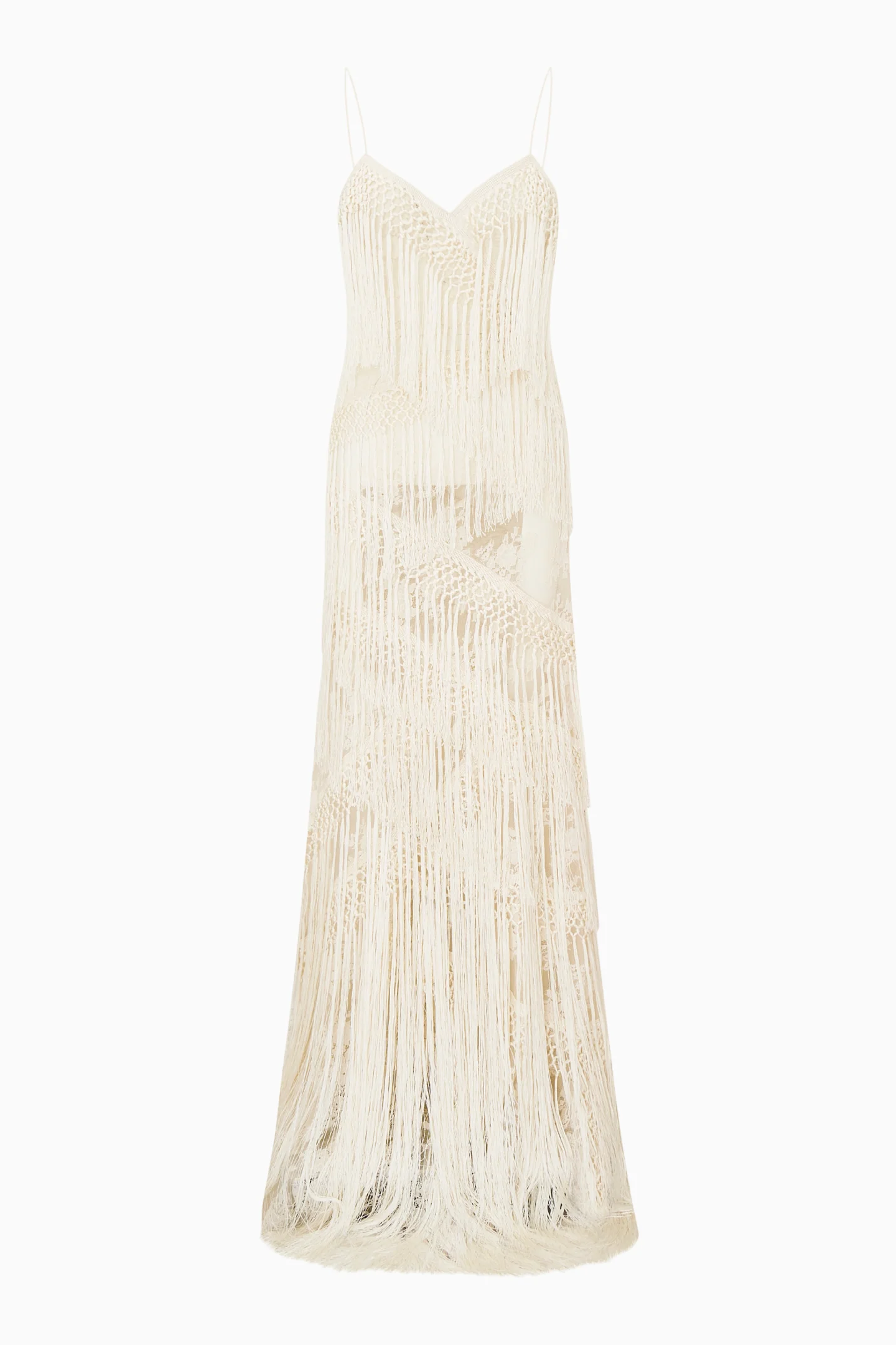 Delphi Fringe Lace Gown - Image 8