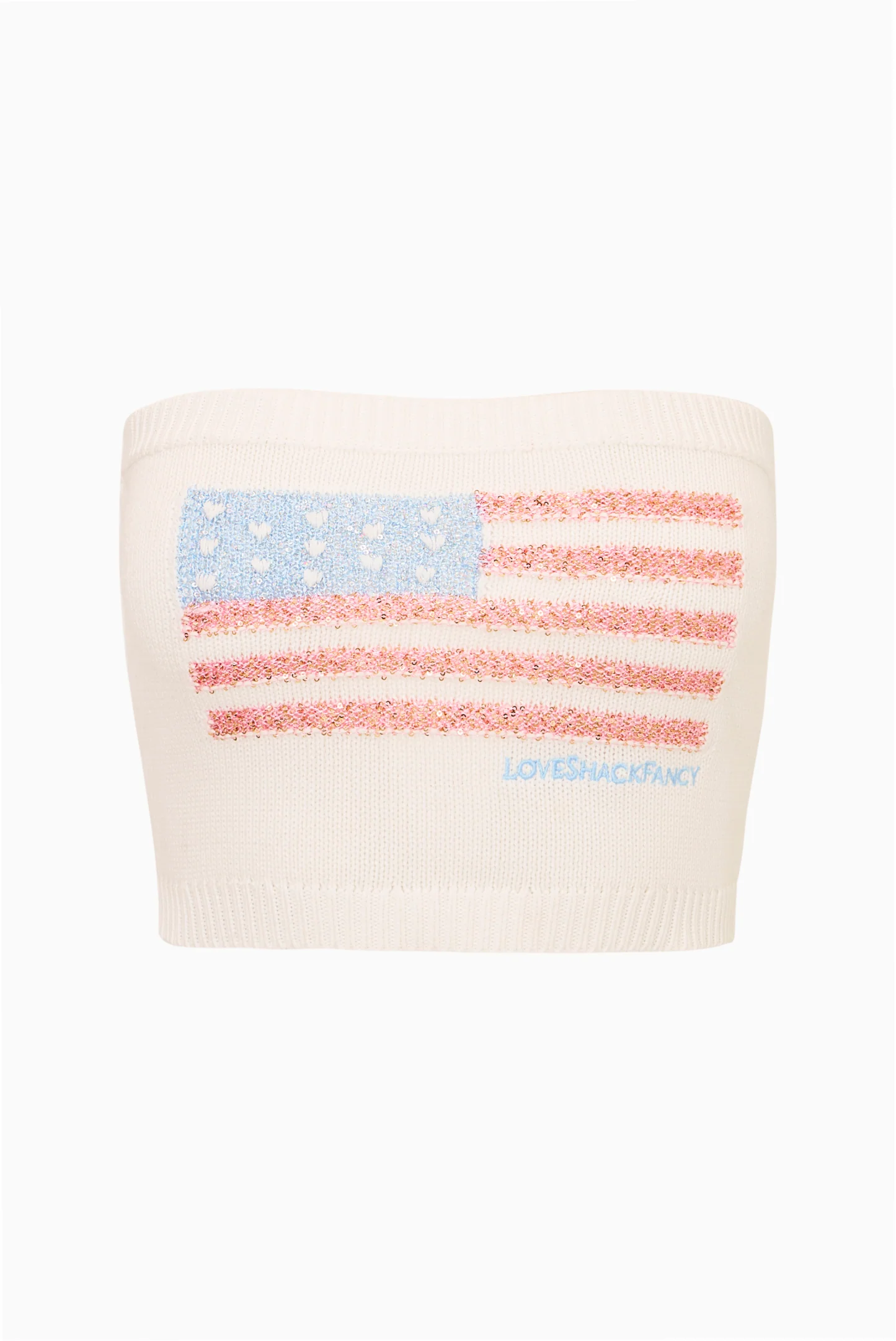 Deserae Sparkle Americana Tube Top - Image 6