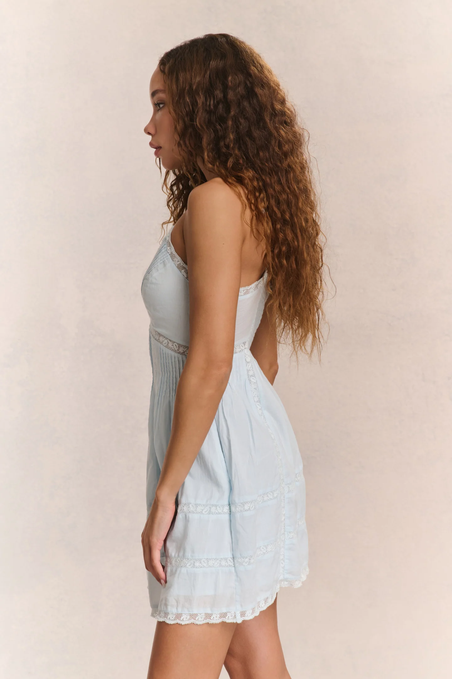 Docila Heritage Cotton Mini Dress - Image 4