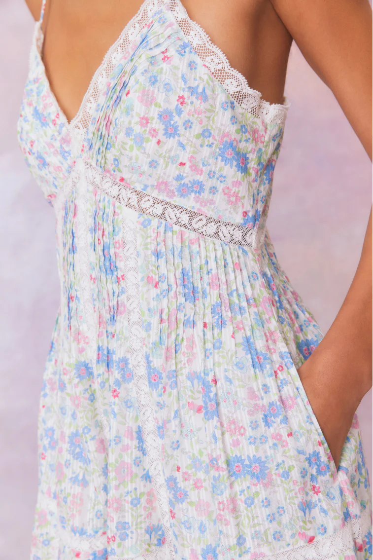 Docila Upcycled Cotton Mini Dress - Image 21