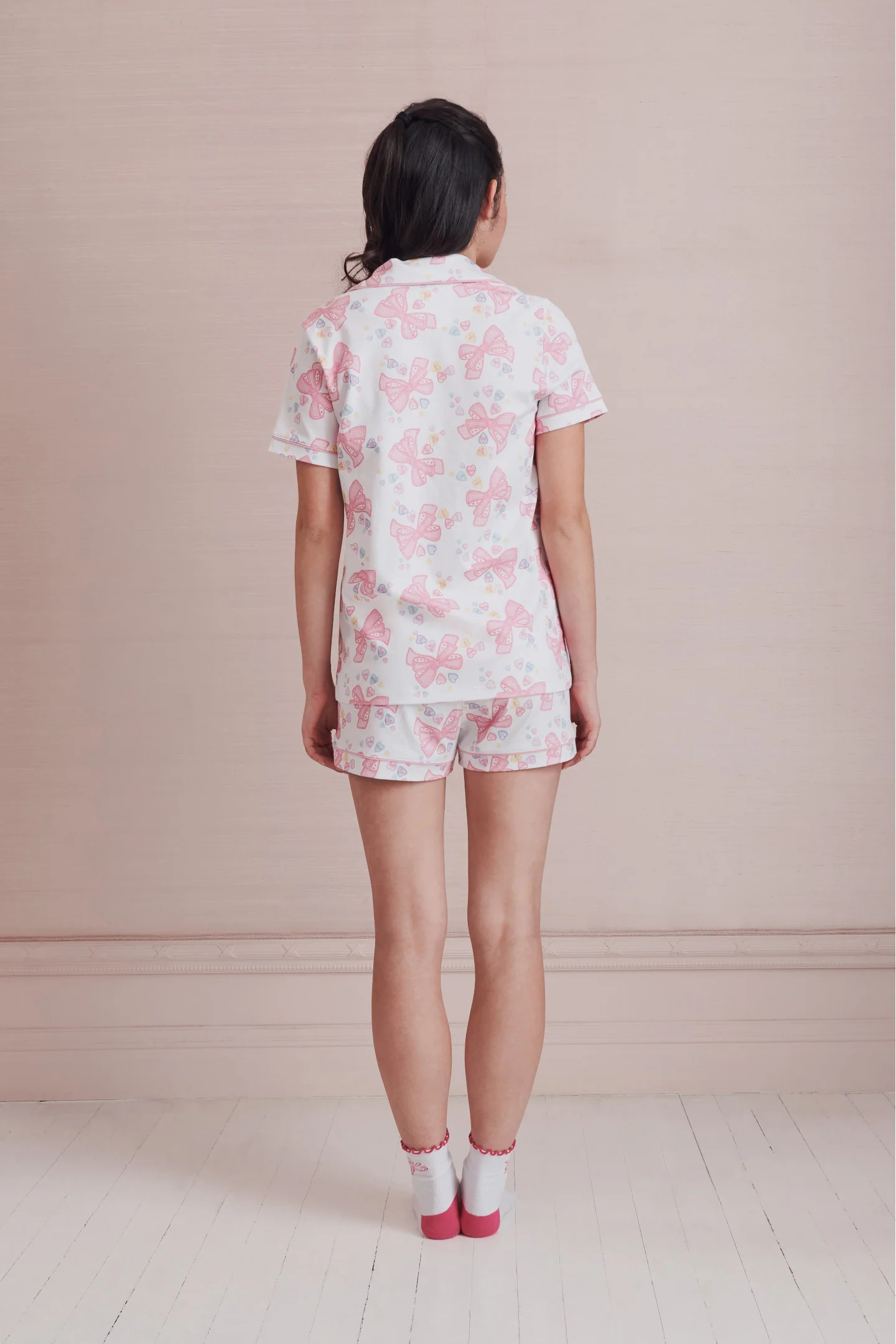 LoveShackFancy x Roller Rabbit Doily Beux Women's Polo Pajama Set - Image 6