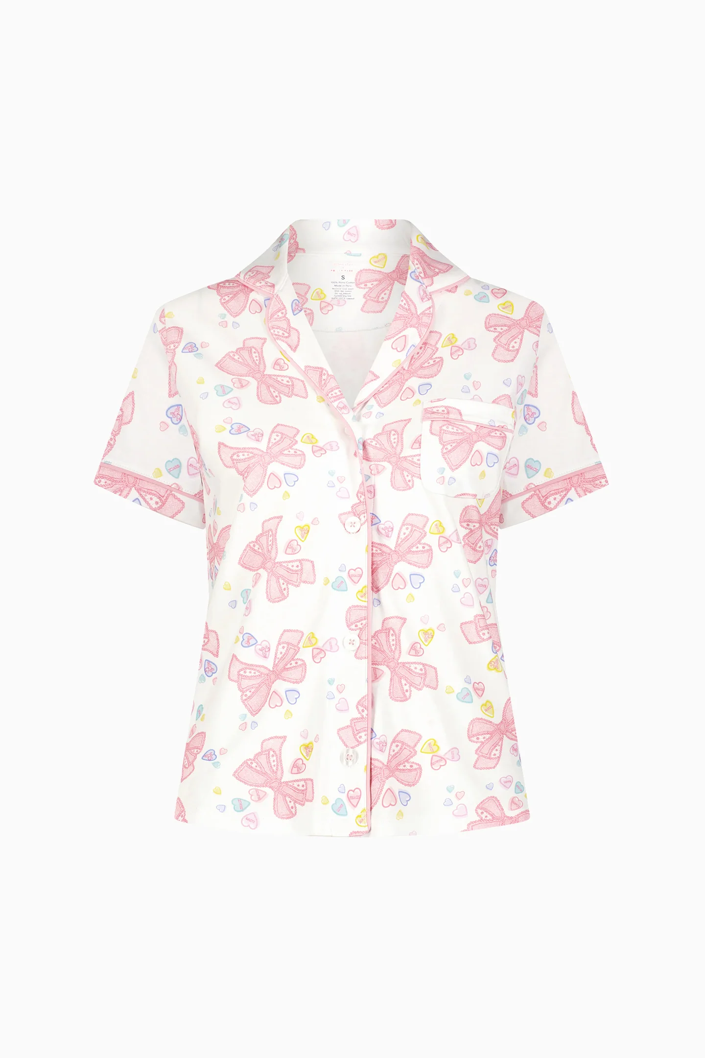 LoveShackFancy x Roller Rabbit Doily Beux Women's Polo Pajama Set - Image 7