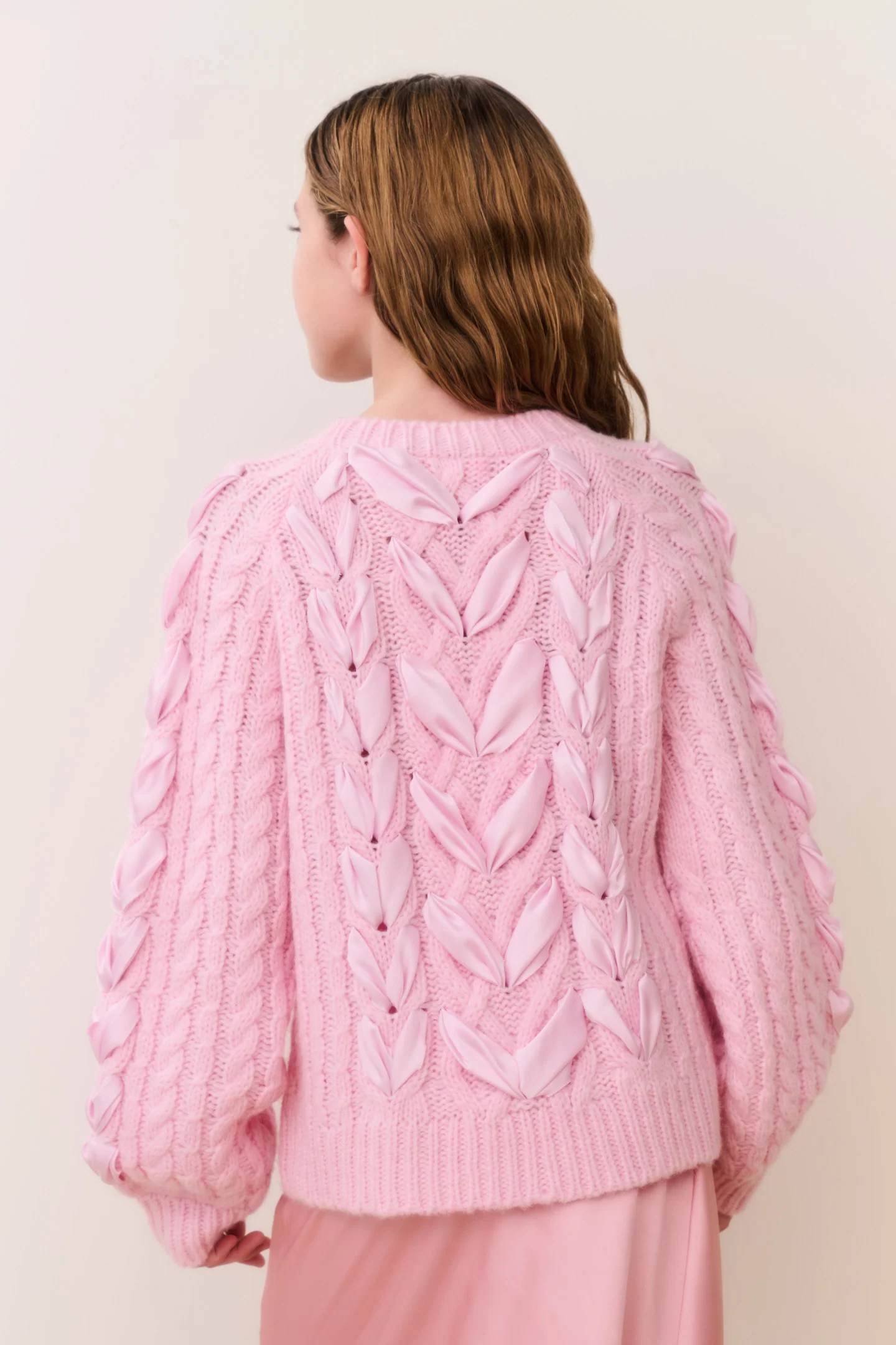 Tween Doria Alpaca-Blend Ribbon Pullover - Image 3