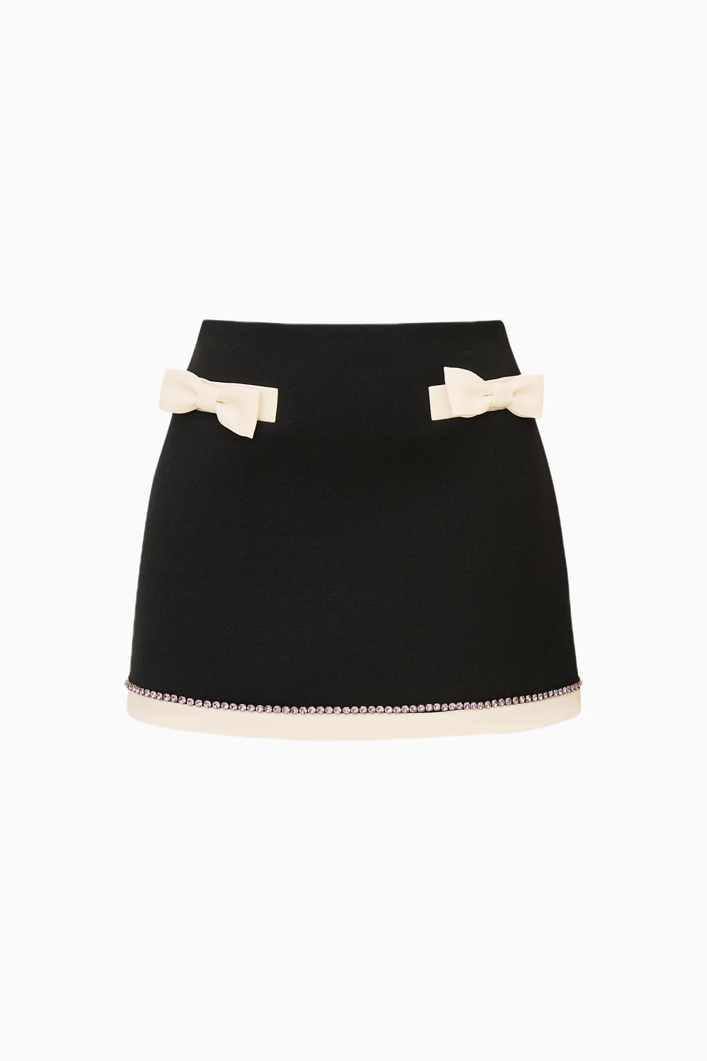 Edeness Bow Embellished Mini Skirt - Image 6