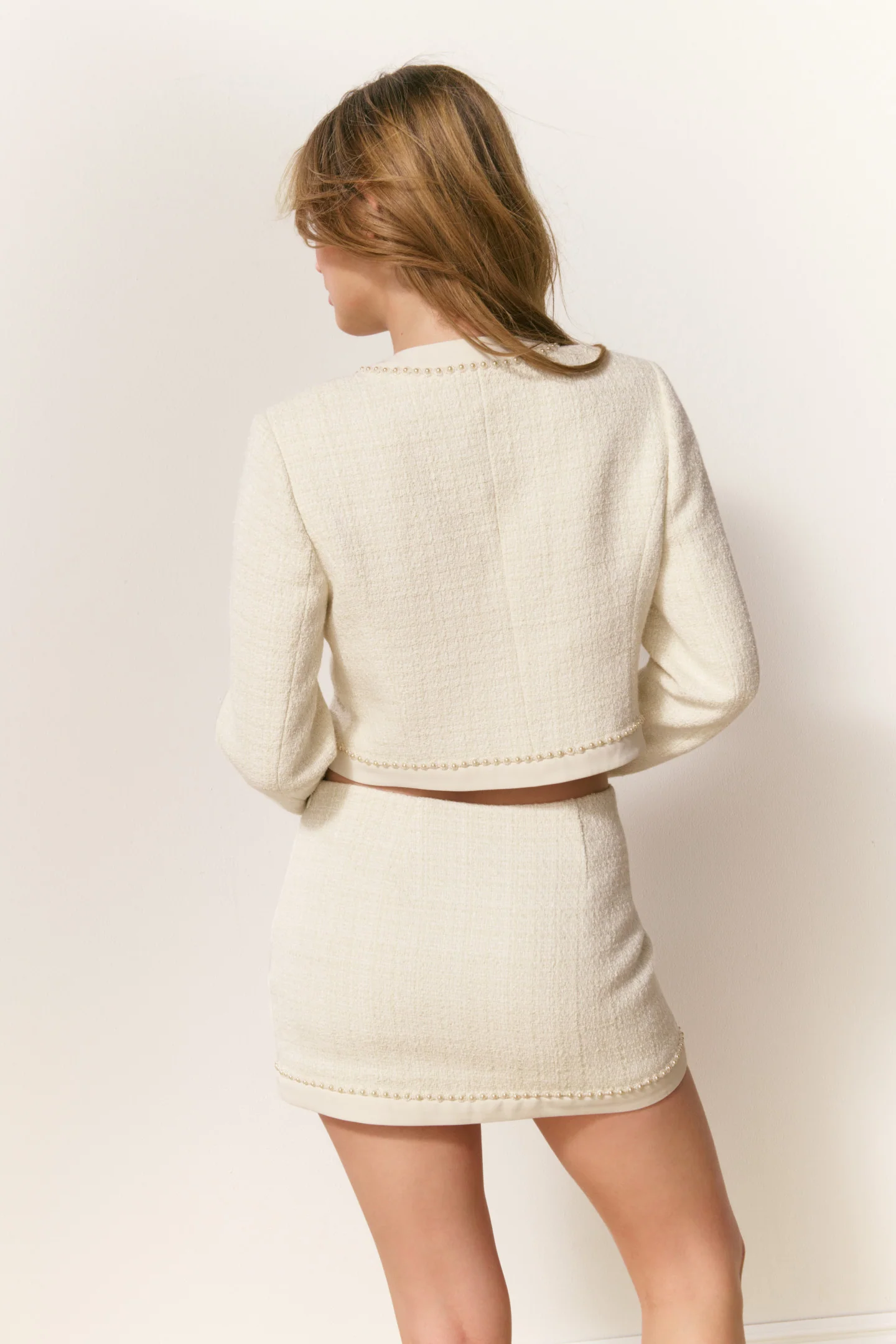 Edeness Tweed Mini Skirt - Image 5