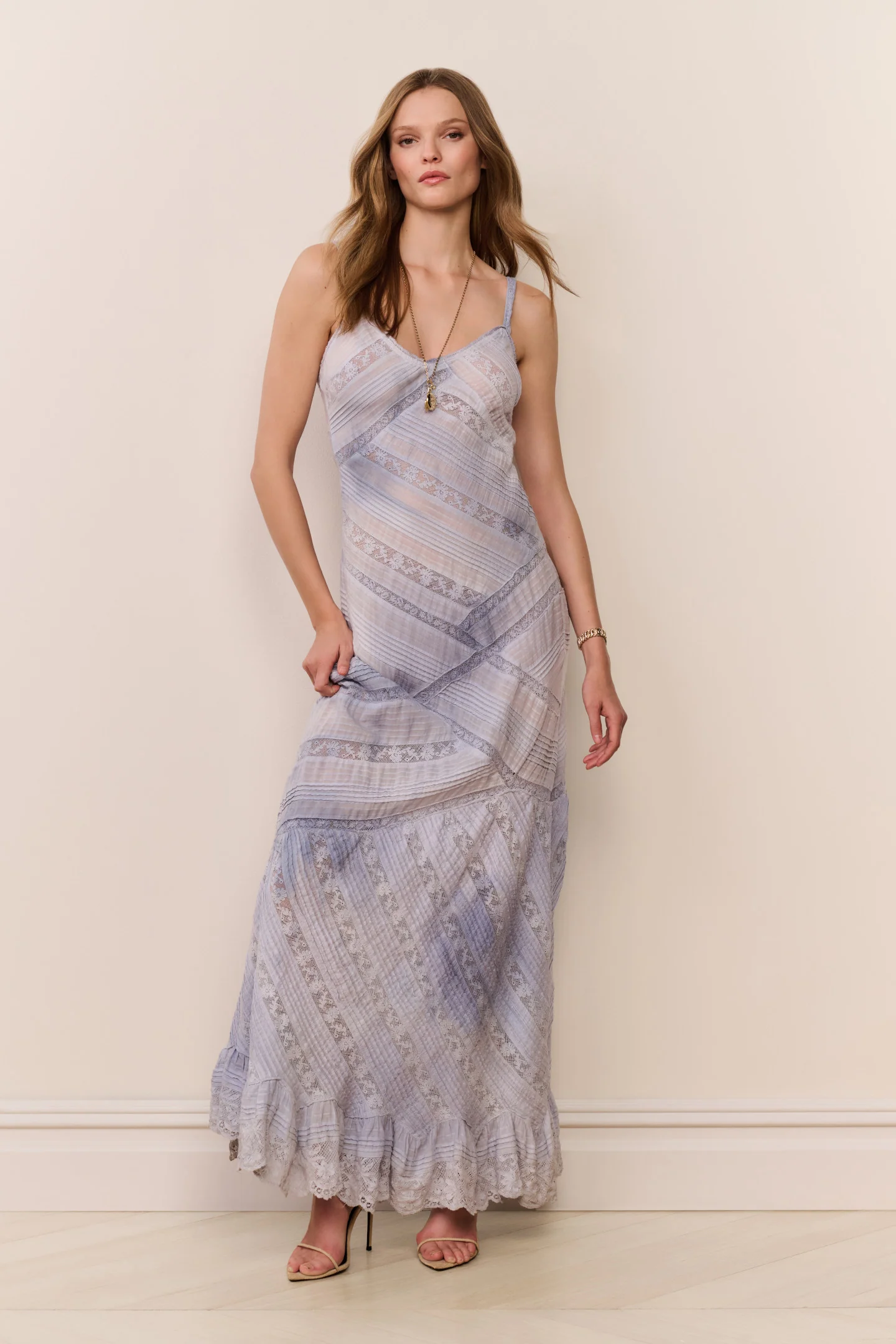 Eirene Hand-Dyed Cotton Maxi Dress - Image 3
