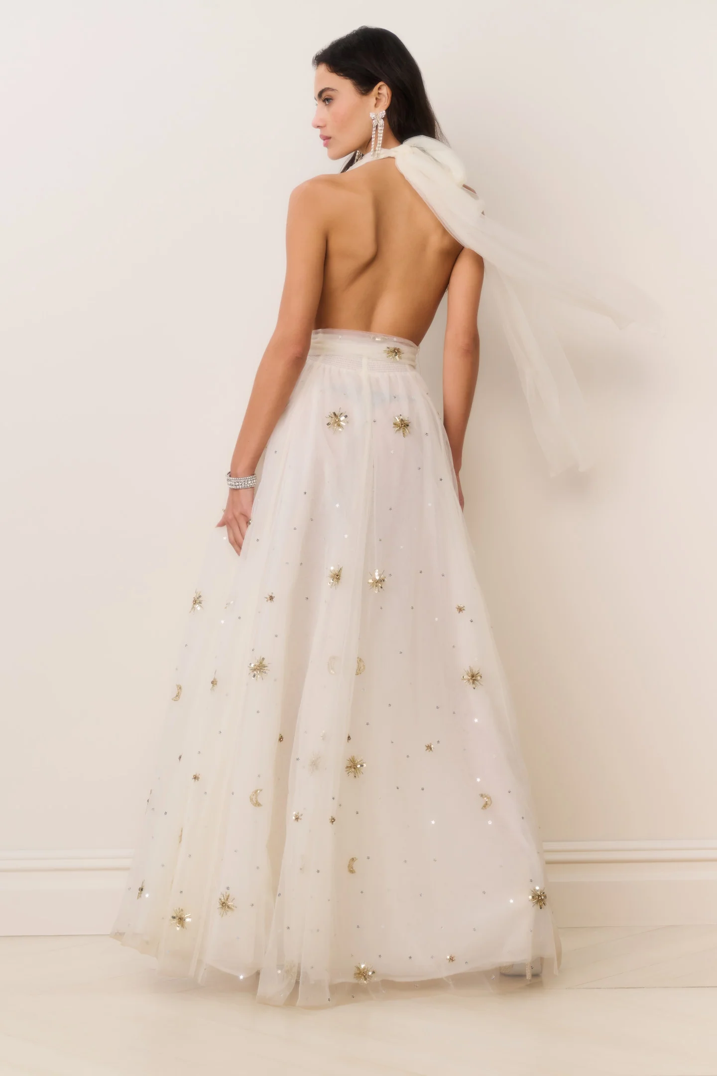 Eldora Celestial Embellished Tulle Gown - Image 4