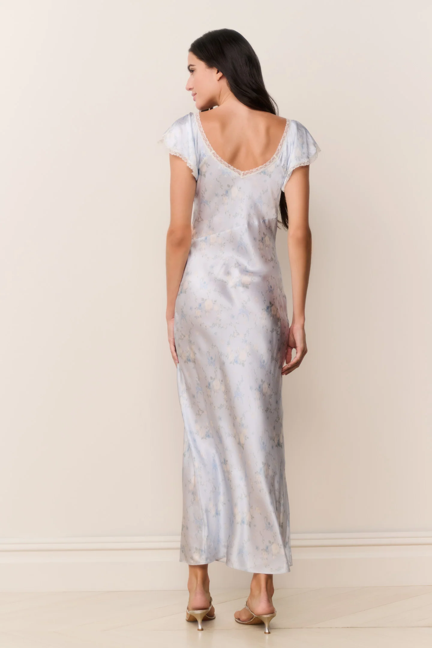 Eline Silk Floral Maxi Dress - Image 6