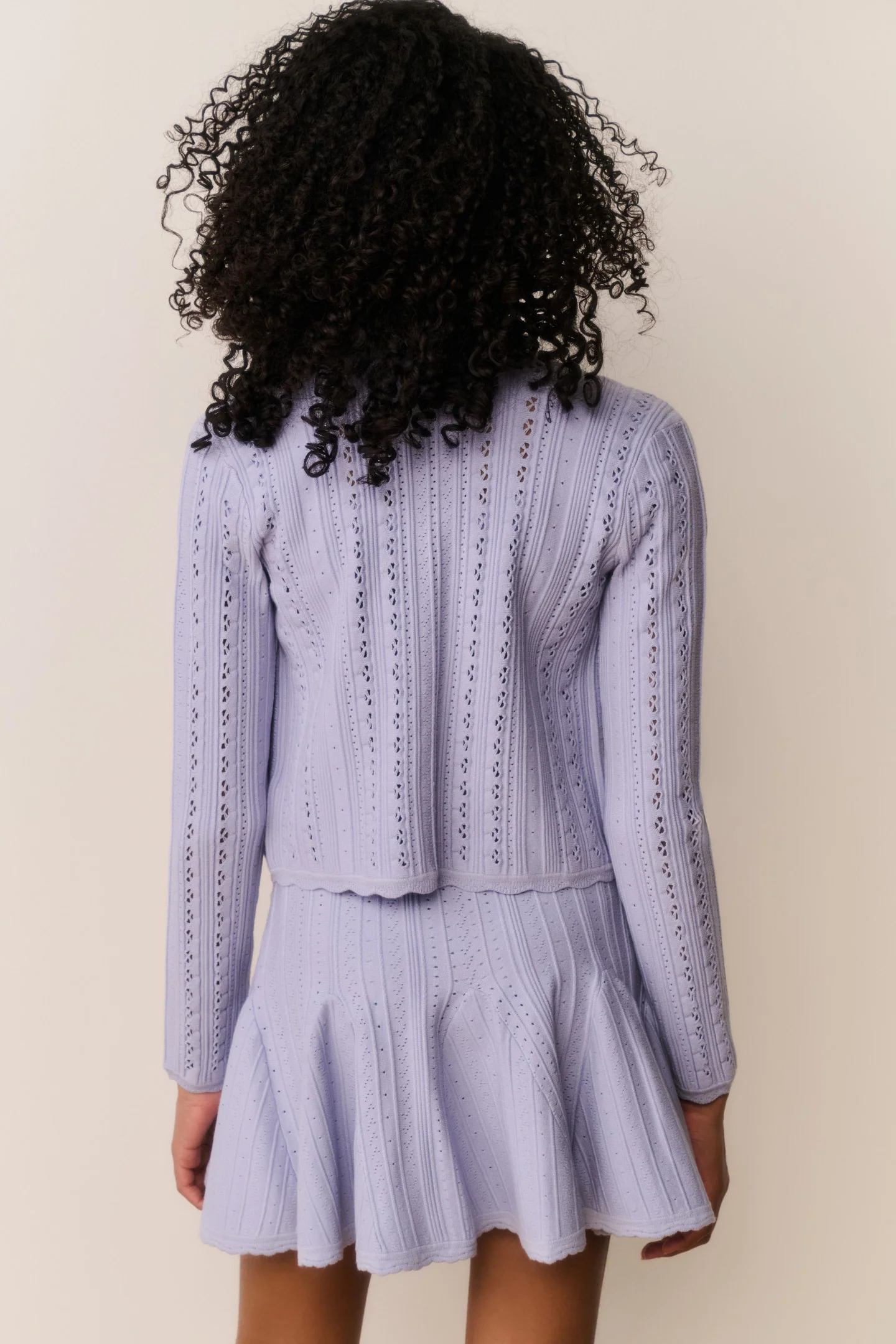 Tween Emlynn Stretch Pointelle Cardigan - Image 5