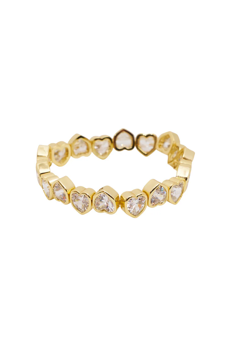 Erin Wachs Large Heart Stretch Bracelet - Image 3