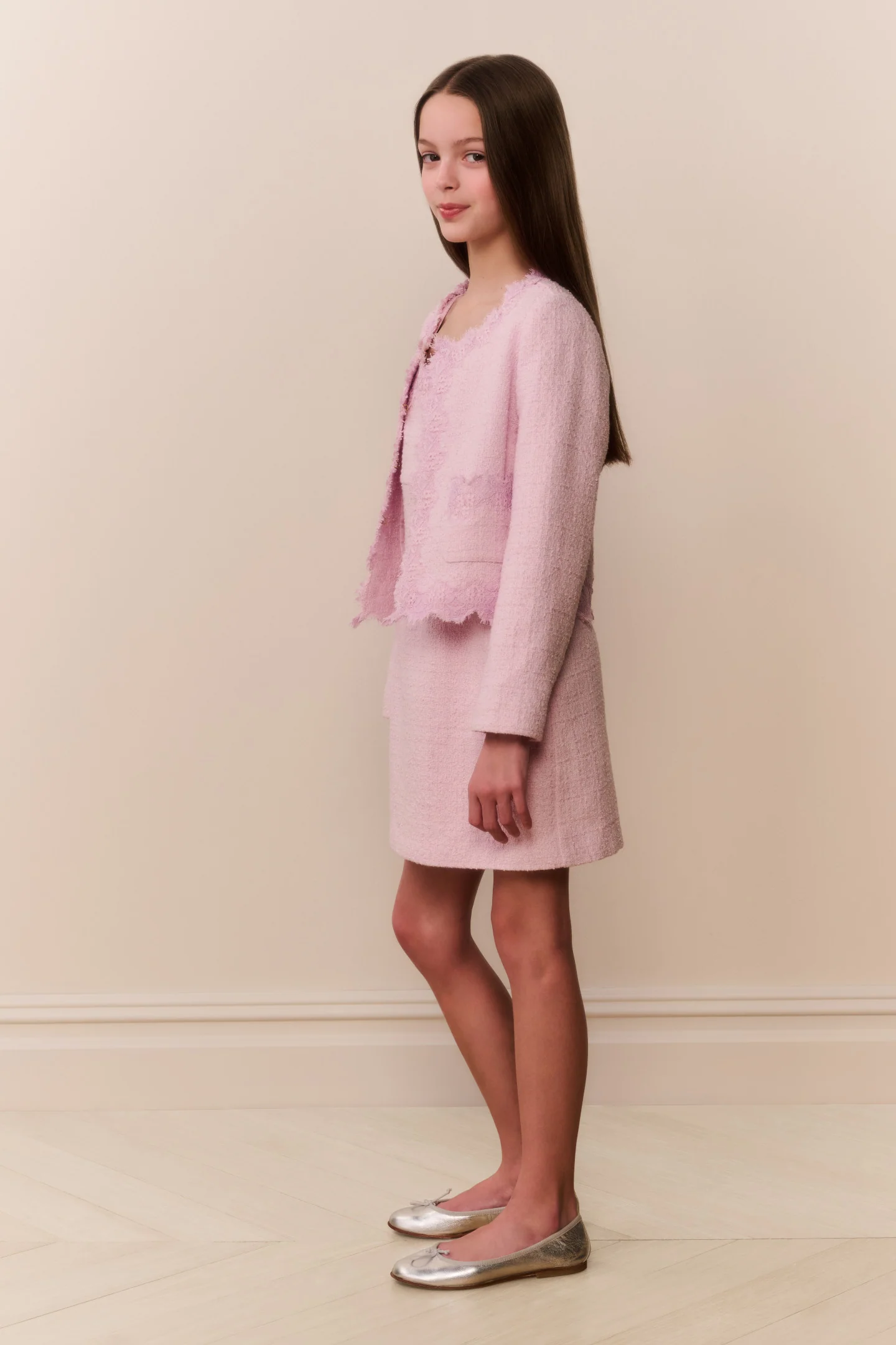 Tween Lace Tweed Erina Jacket - Image 2