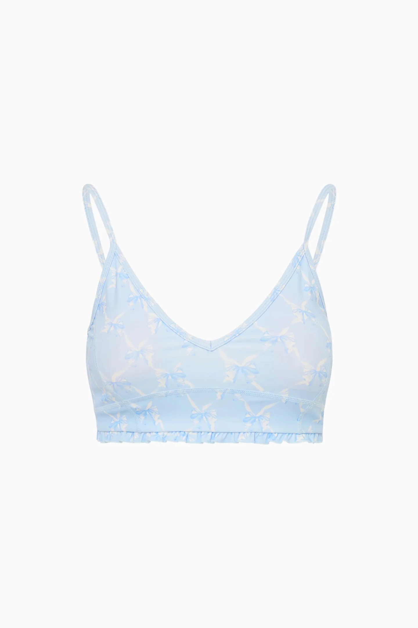 Erza Bow Print Active Bra - Image 12
