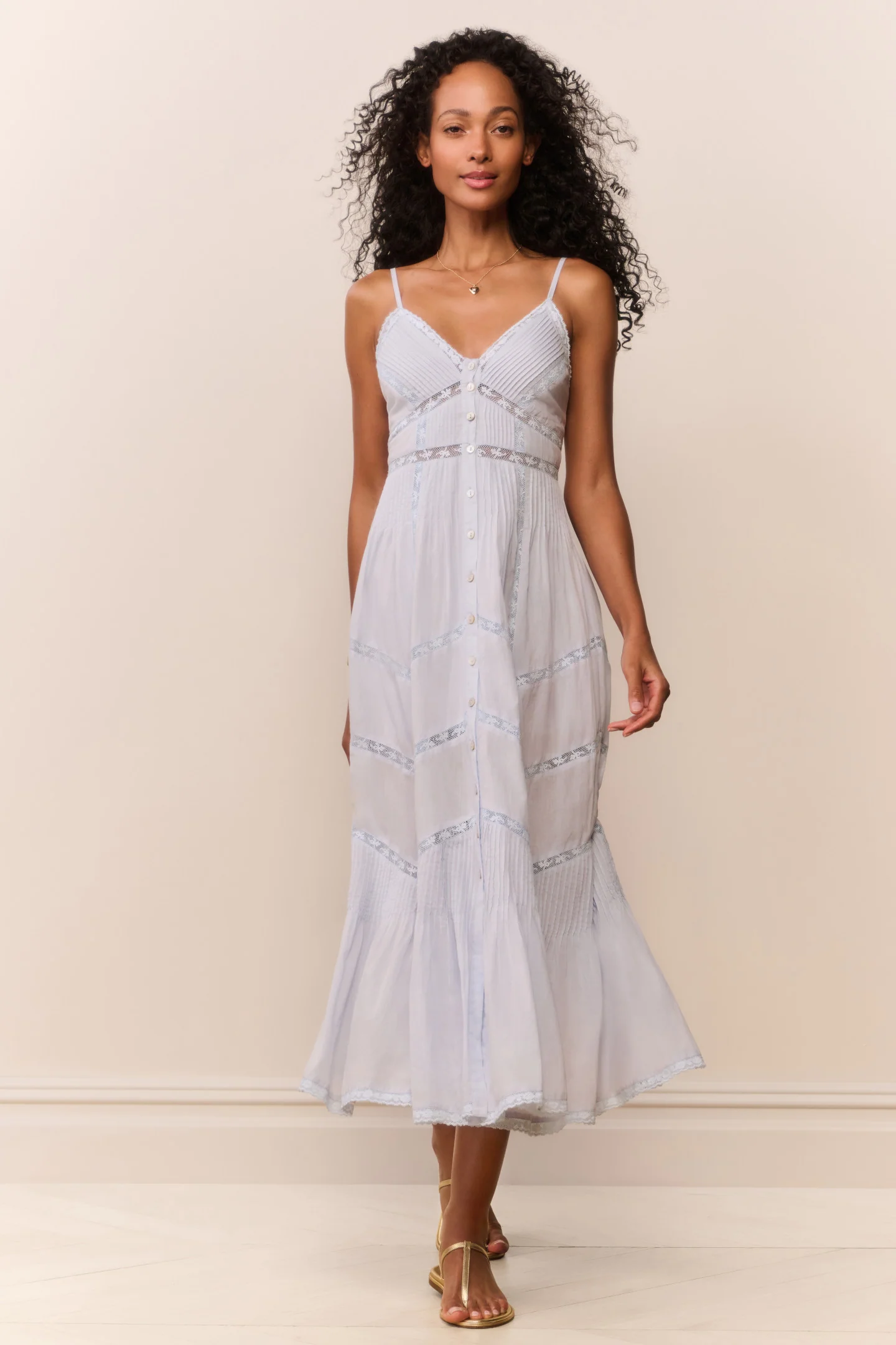 Esilda Heritage Cotton Midi Dress - Image 16