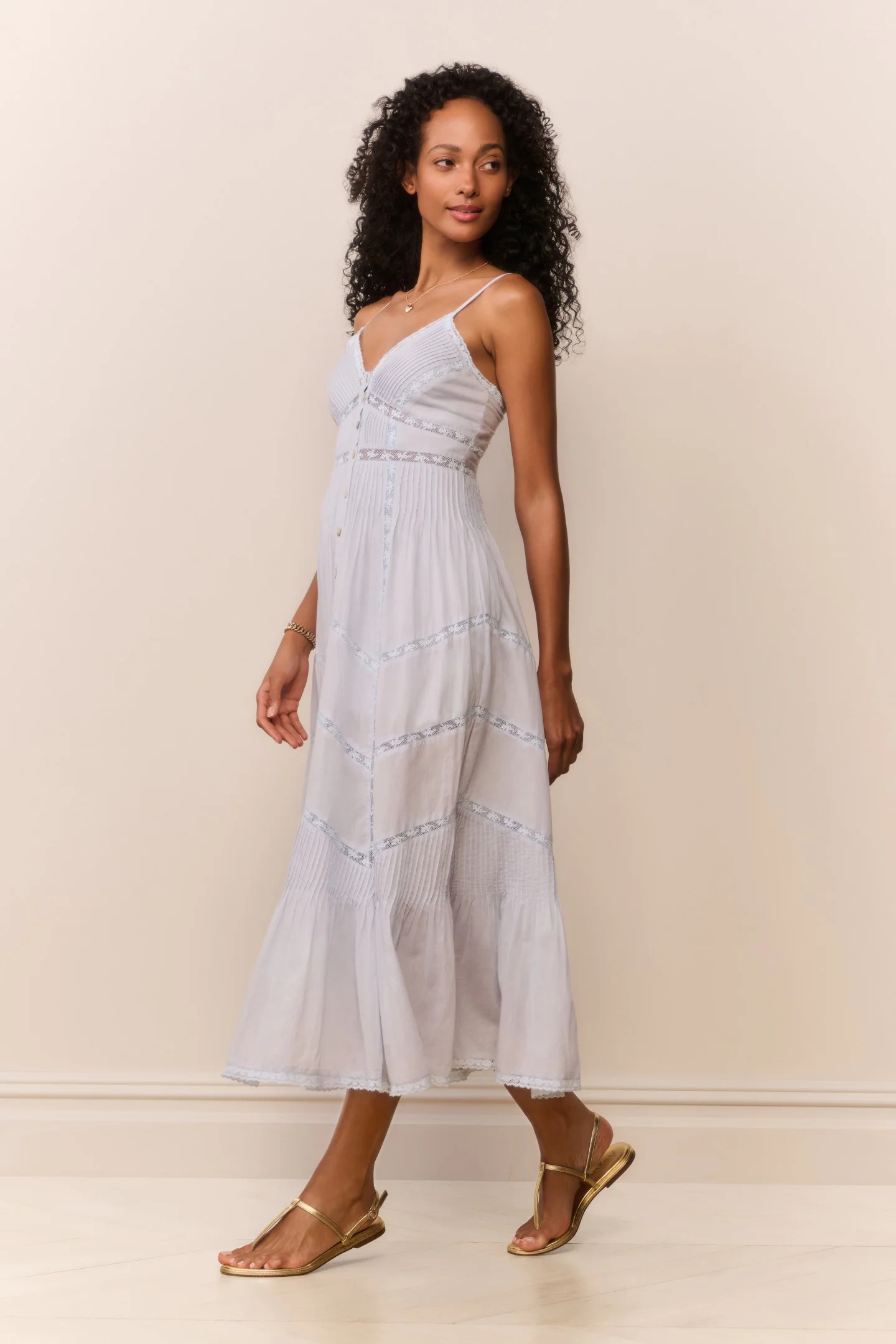 Esilda Heritage Cotton Midi Dress - Image 17