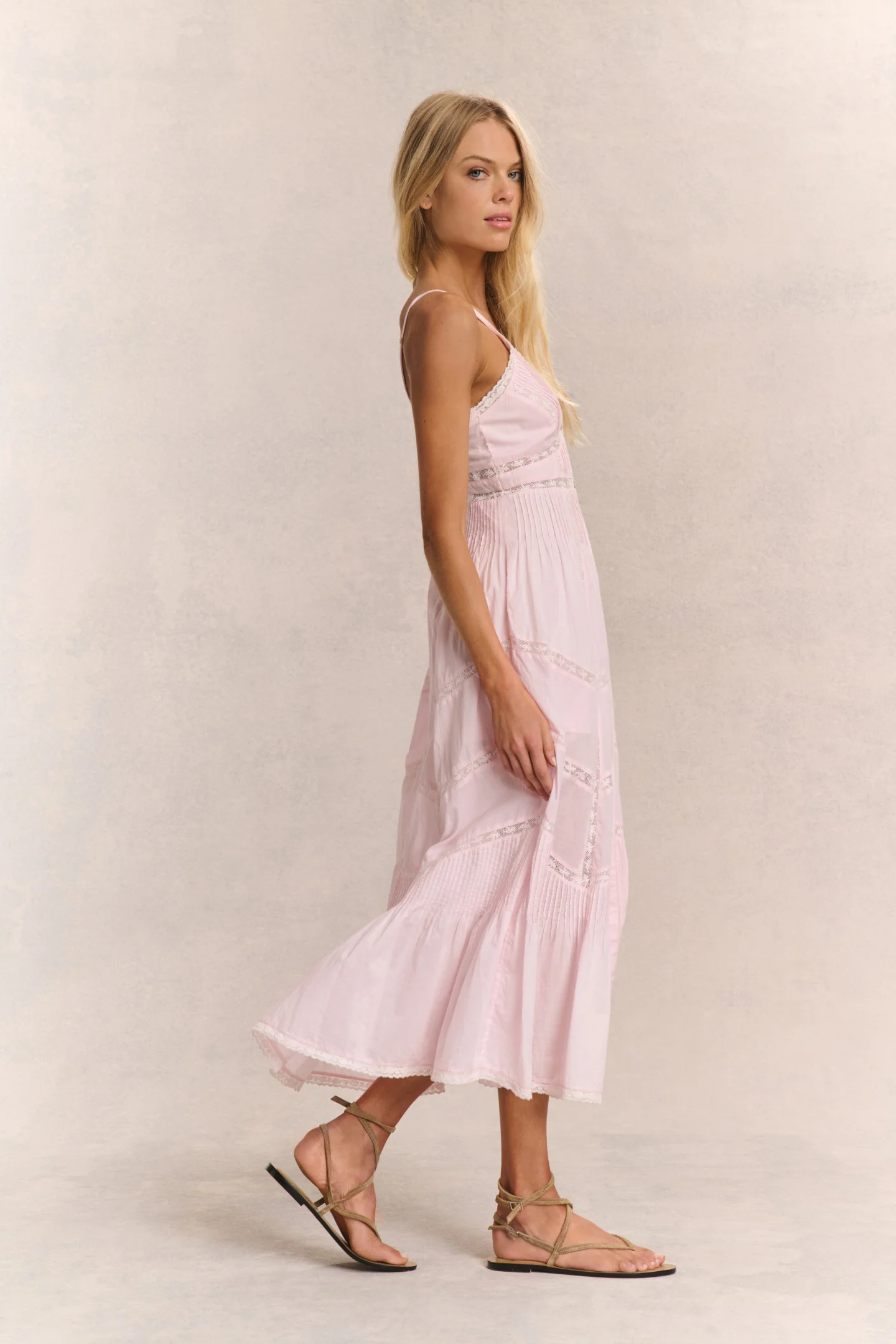 Esilda Heritage Cotton Midi Dress - Image 3