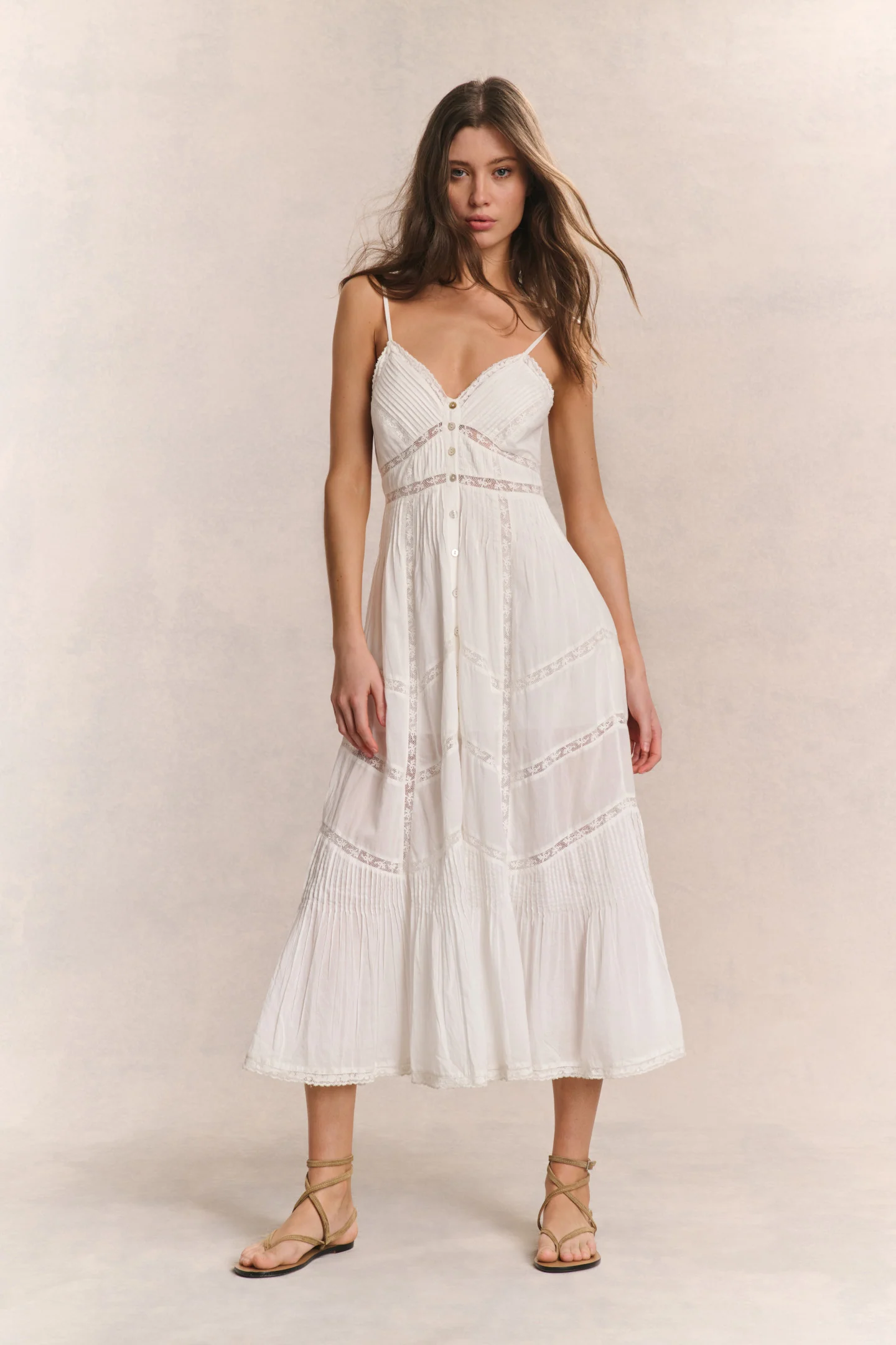 Esilda Heritage Cotton Midi Dress - Image 9