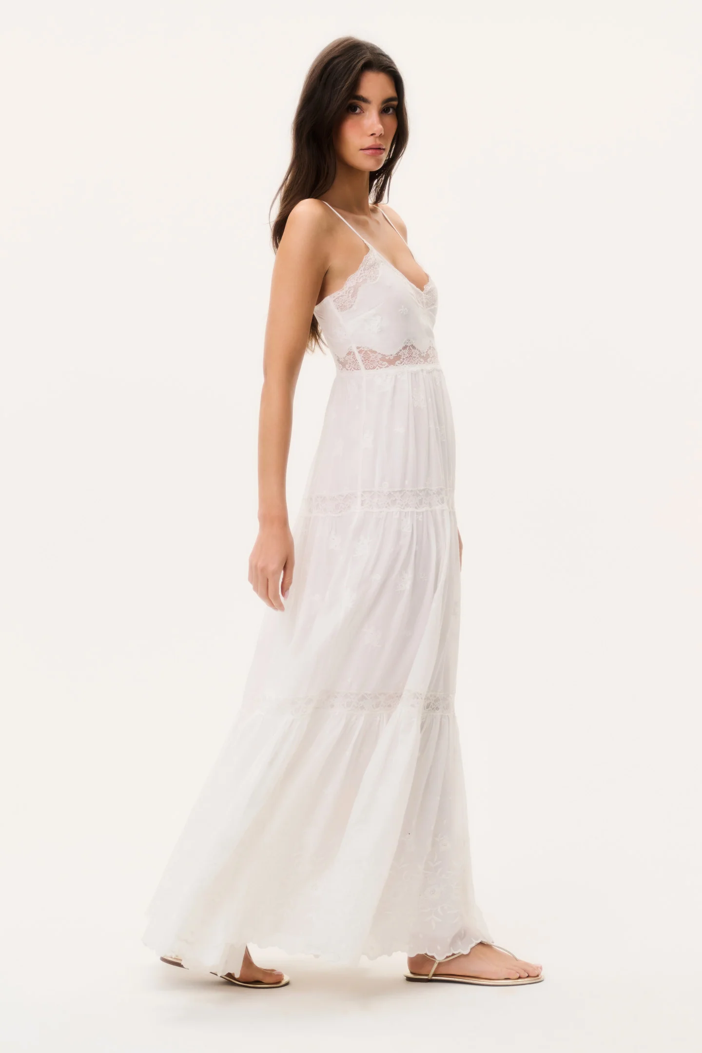 Espa Lace-Trimmed Maxi Dress - Image 4