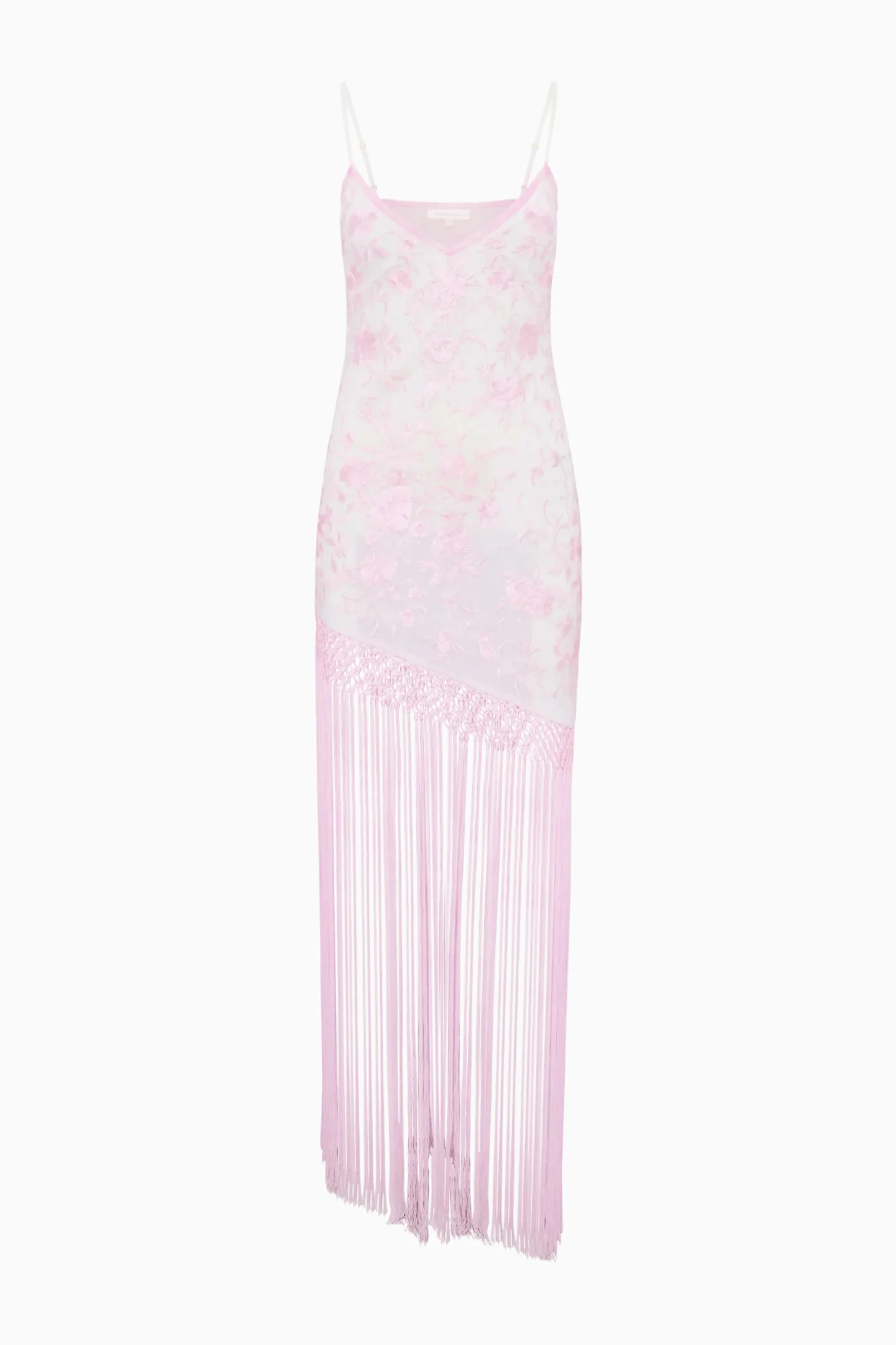 Evalette Floral Fringe Maxi Dress - Image 5
