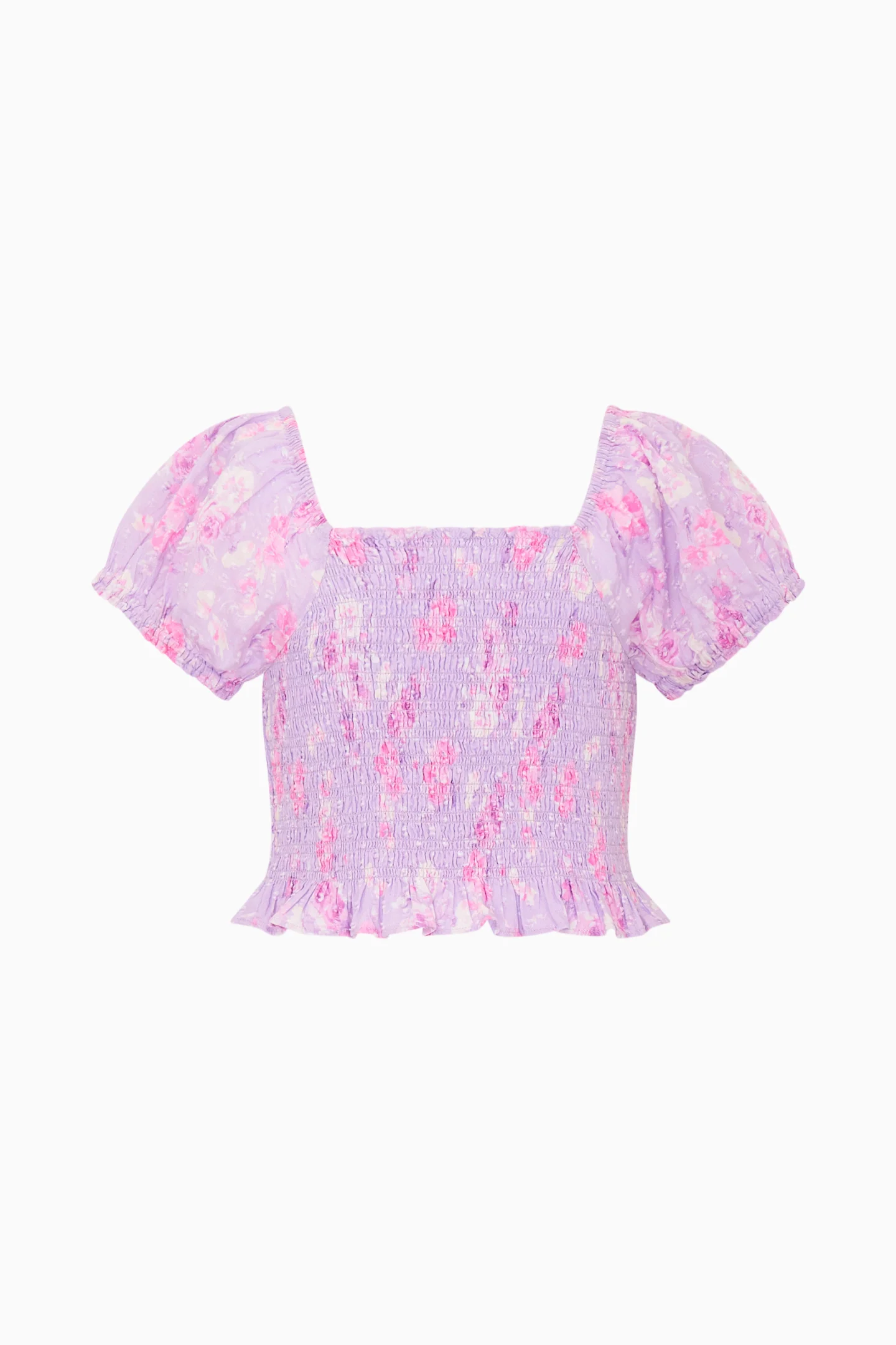 Girls Fabielle Heirloom Print Top - Image 2
