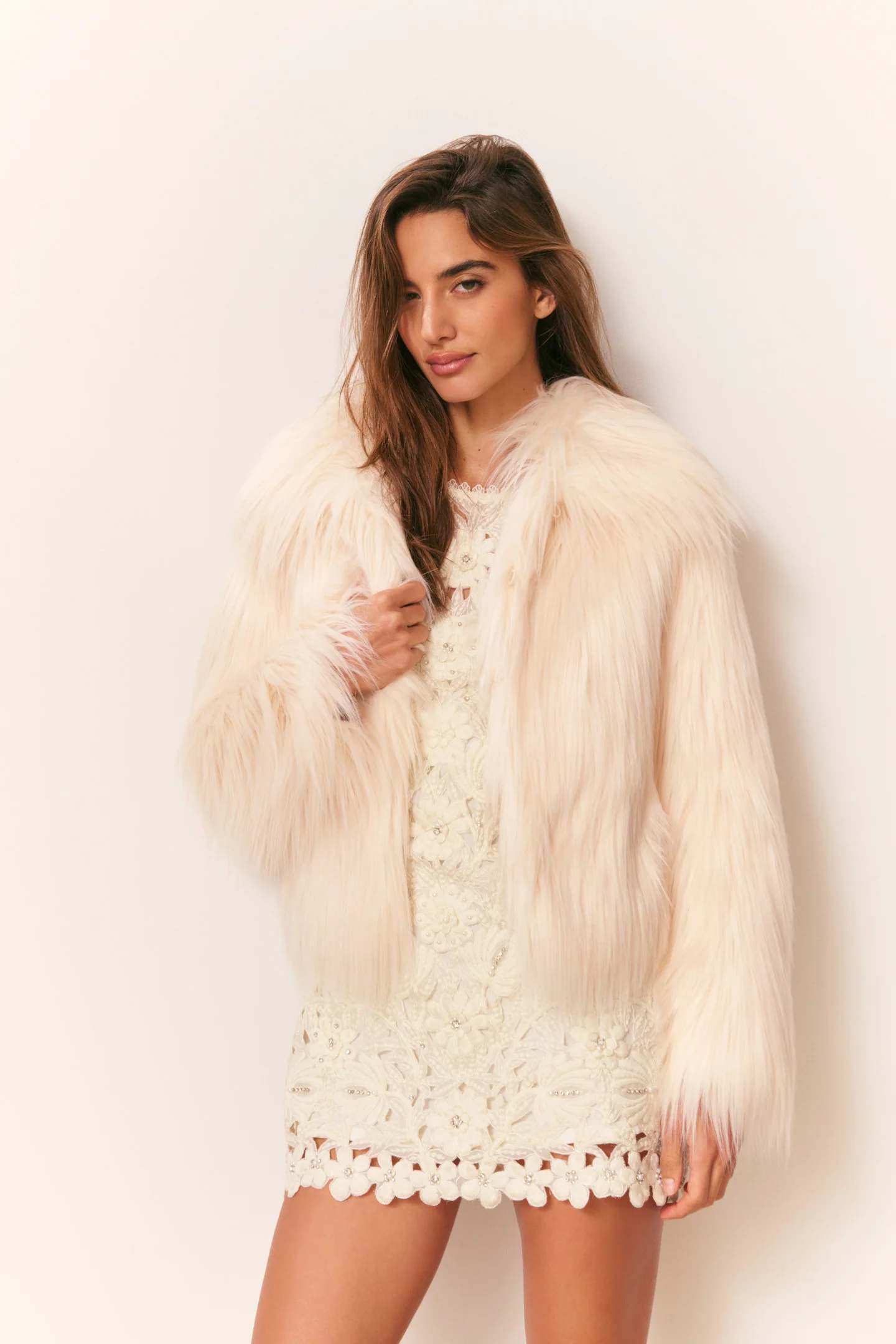Fallon Faux Fur Jacket - Image 4