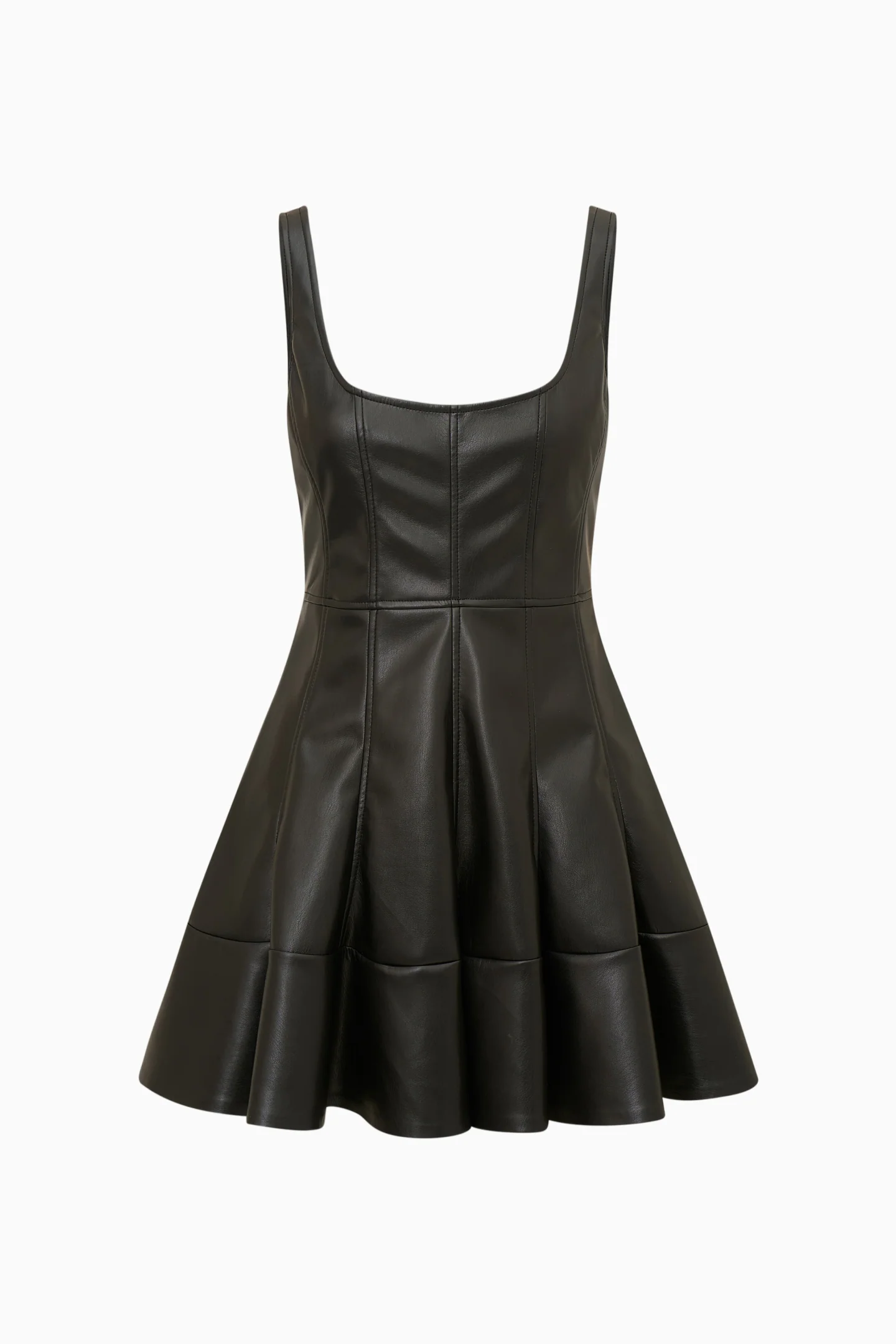 Fauber Faux Leather Mini Dress - Image 6