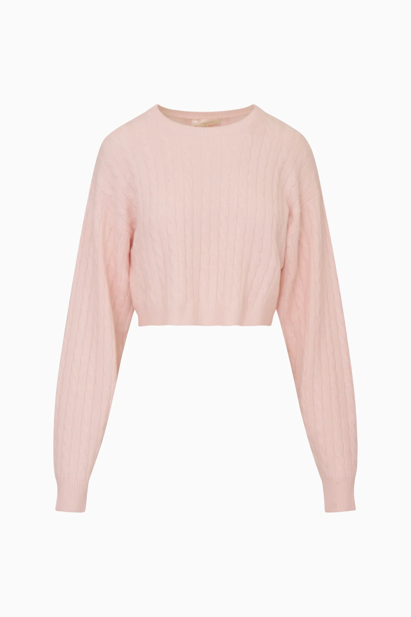Filomena Cropped Cable Knit Pullover - Image 5