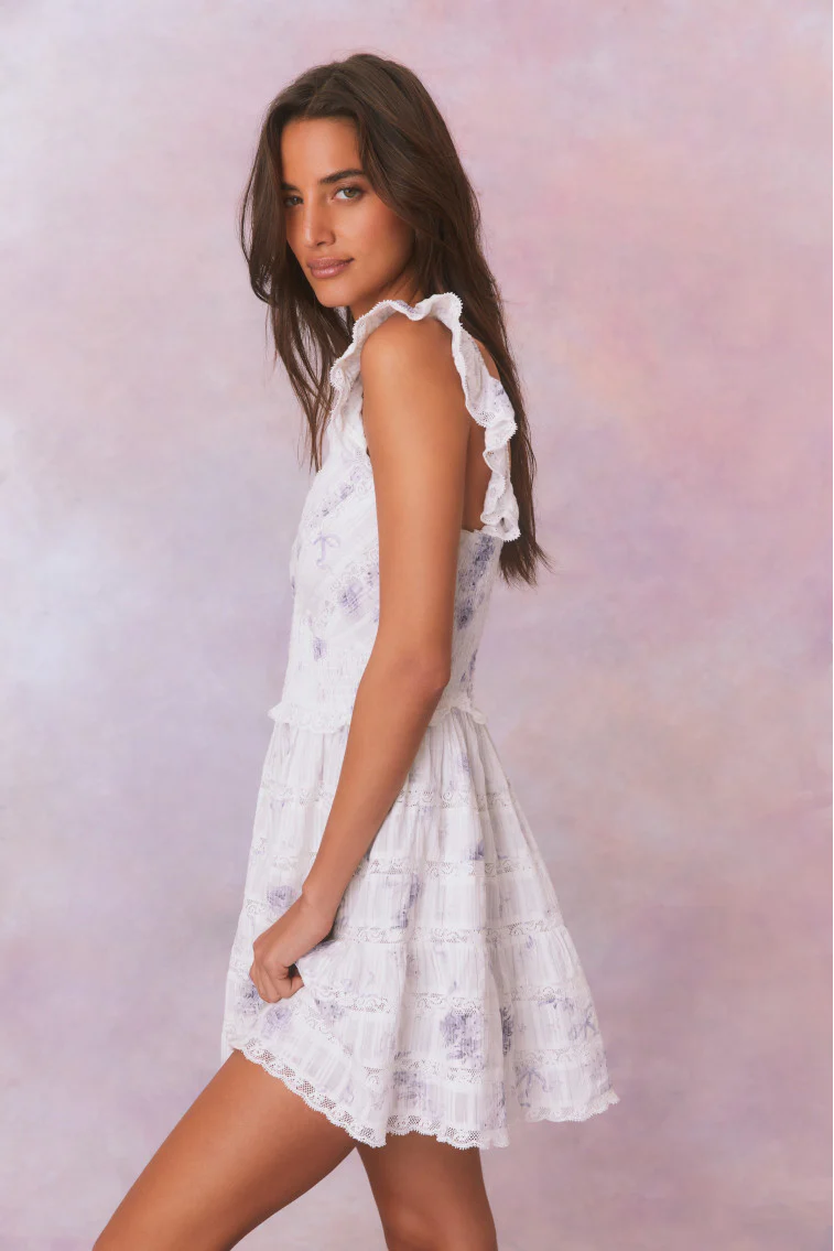 Finny Floral Mini Dress - Image 5
