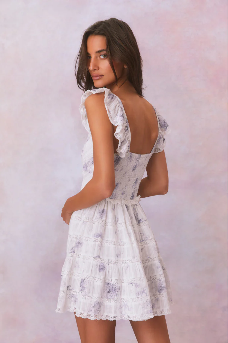 Finny Floral Mini Dress - Image 6