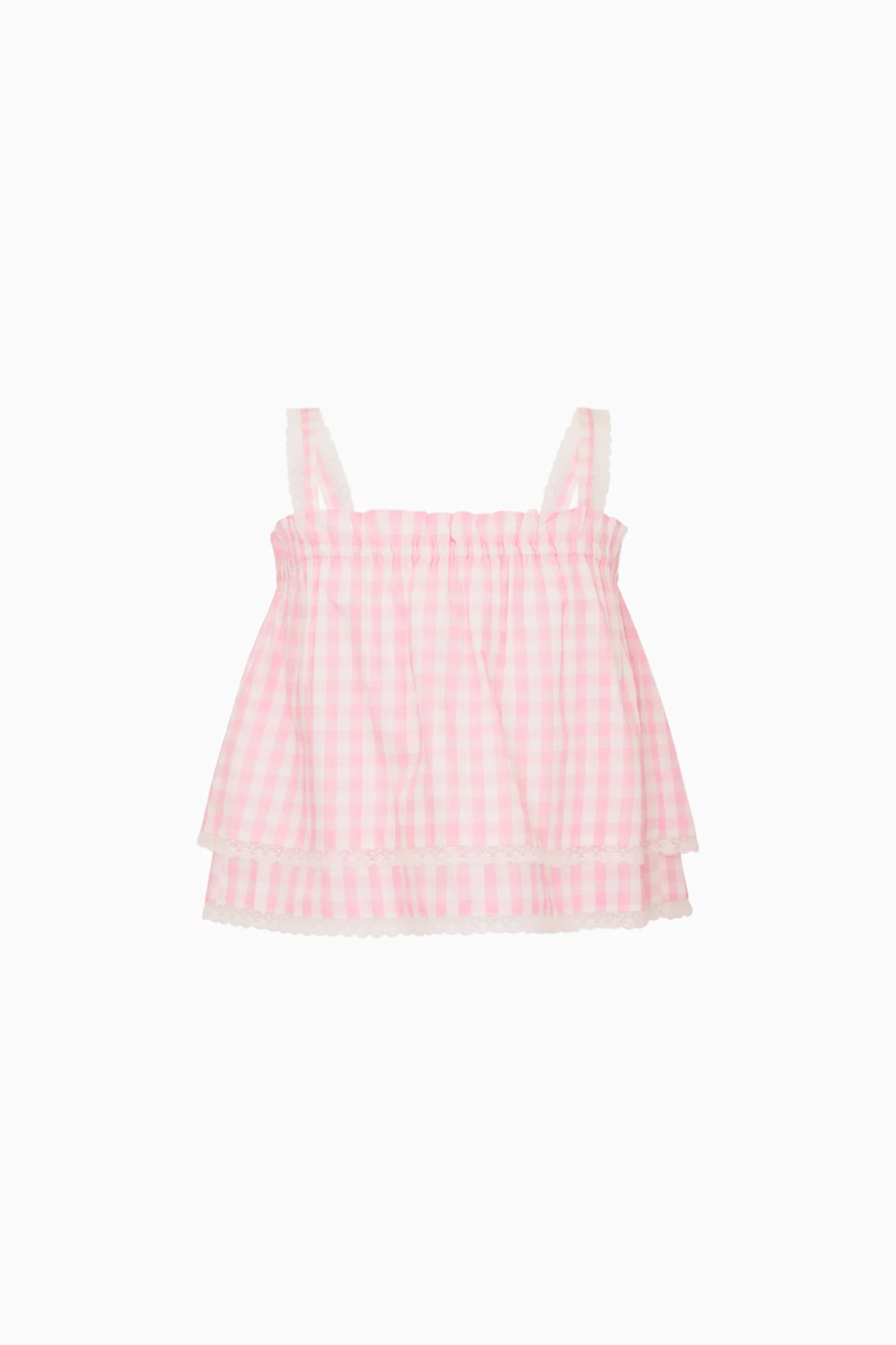 Tween Fiorella Gingham Top - Image 6