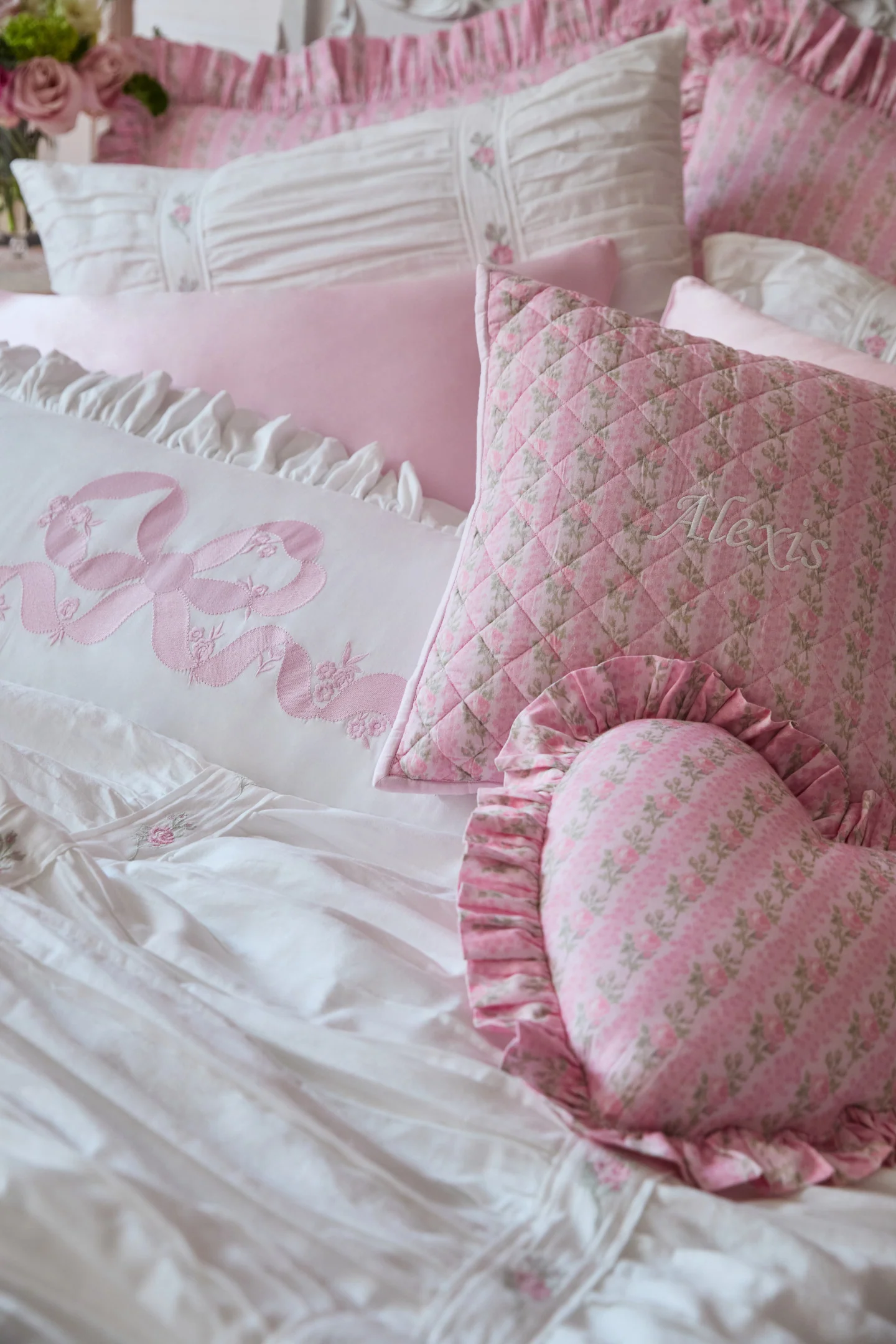 Forever In Love Quilted Pillow - Image 2