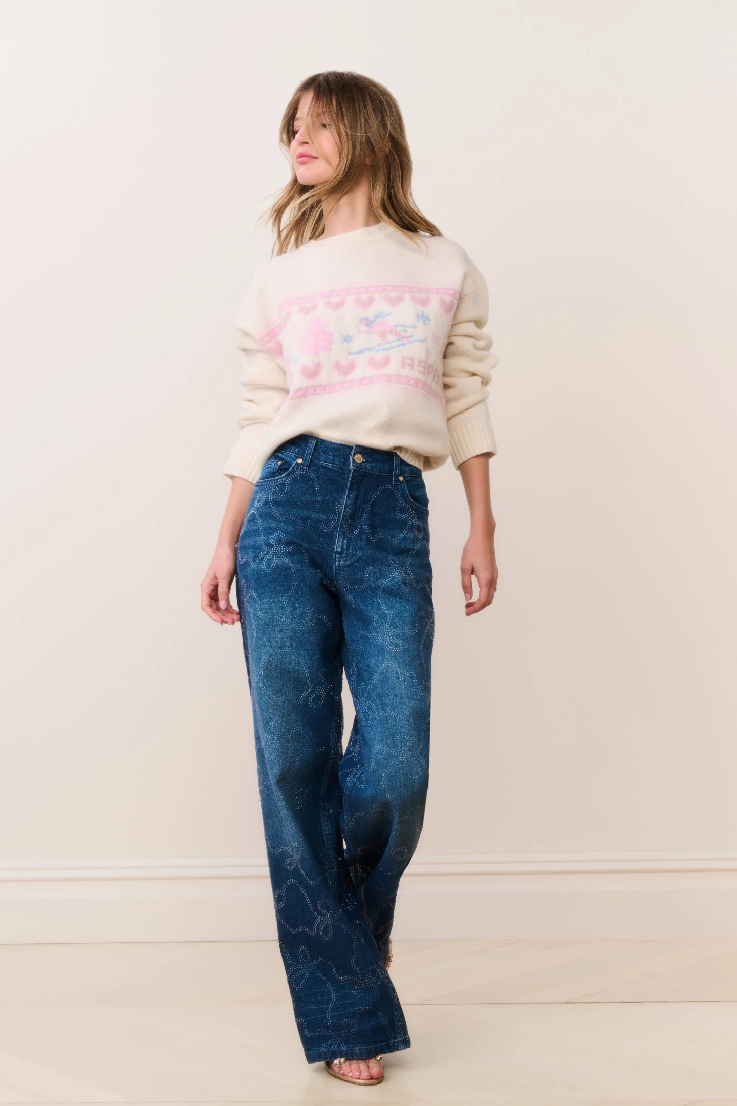 Francie Wool Jacquard Pullover - Image 3