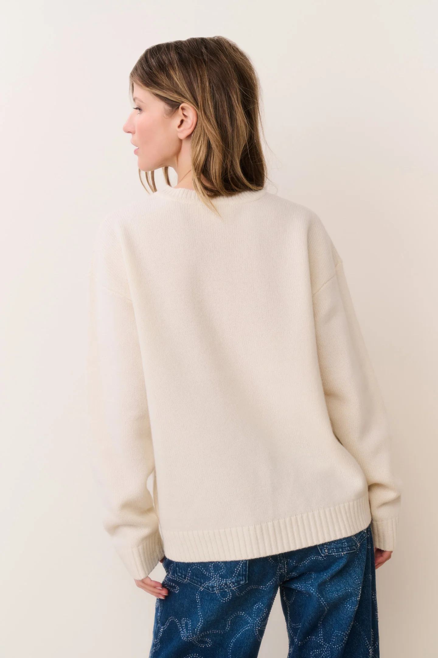 Francie Wool Jacquard Pullover - Image 5