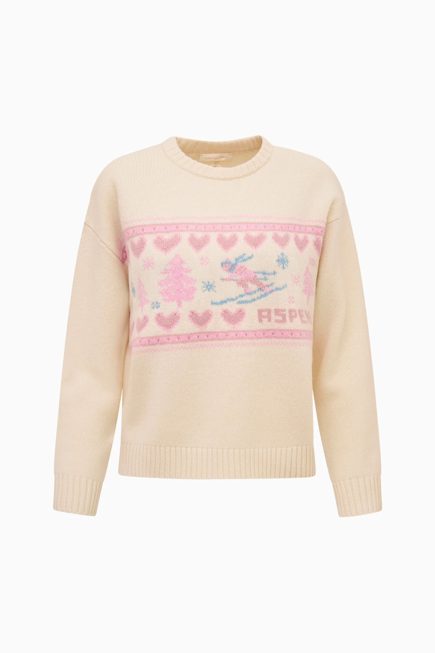 Francie Wool Jacquard Pullover - Image 6