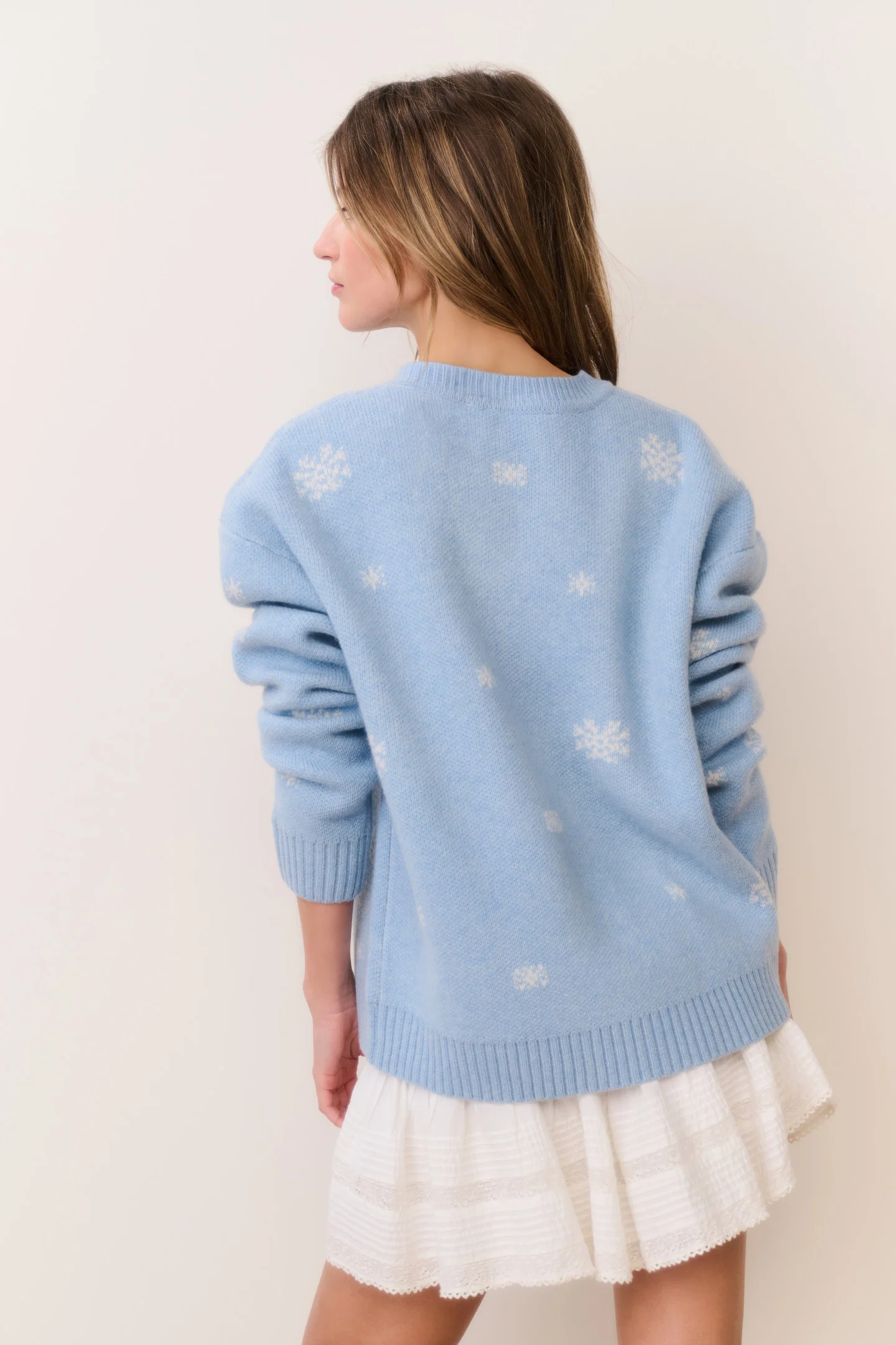 Francie Wool Jacquard Pullover - Image 10