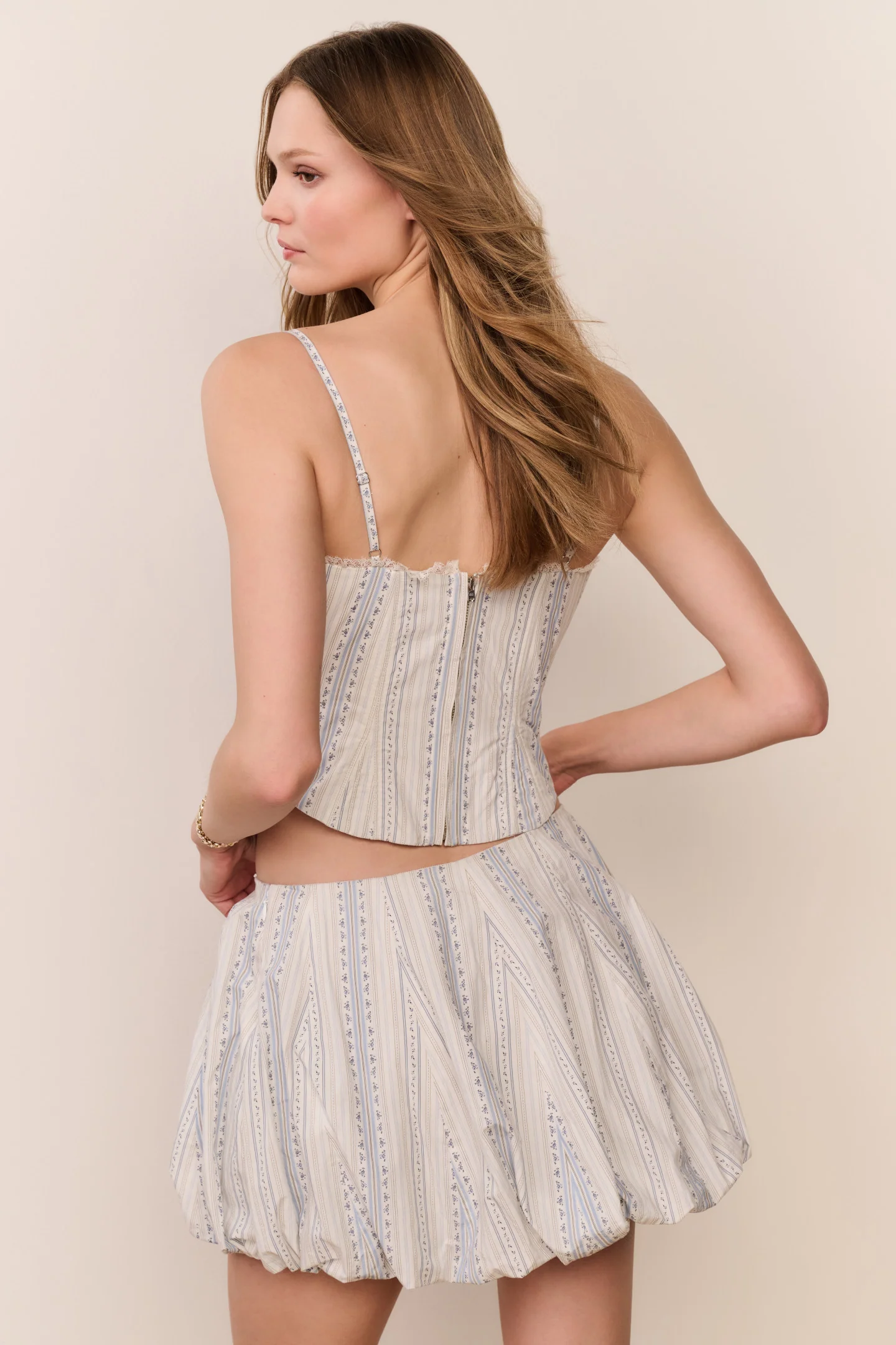 Georgeanne Cotton Mini Bubble Skirt - Image 4
