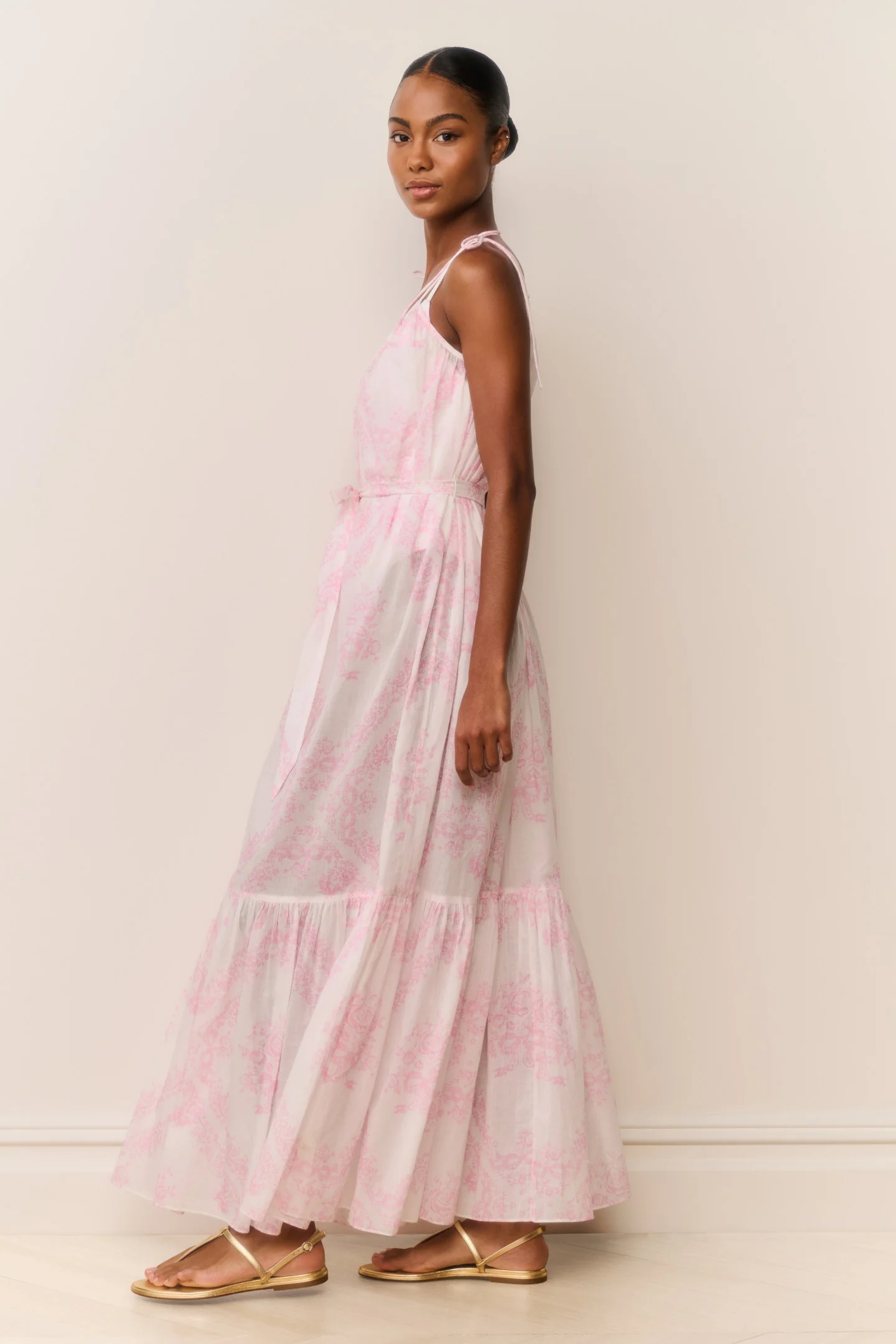 Hale Cotton Toile Print Cover-Up Dress - Image 4